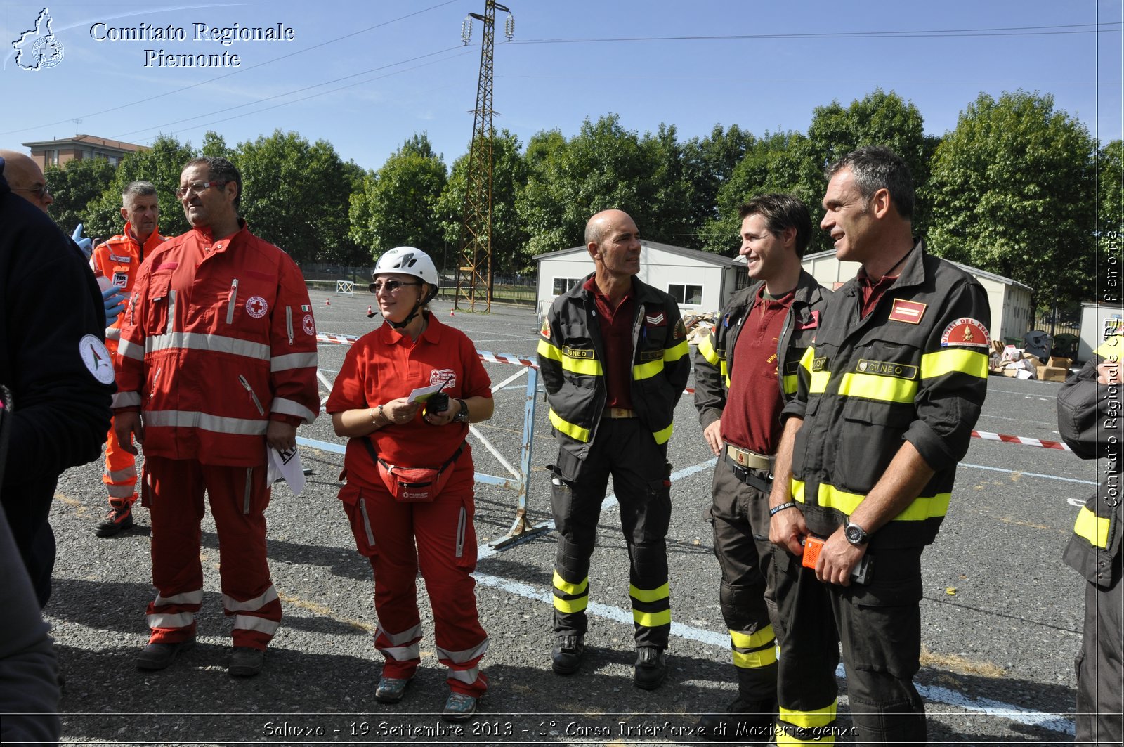 Saluzzo - 19 Settembre 2013 - 1 Corso Interforze di Maxiemergenza - Croce Rossa Italiana - Comitato Regionale del Piemonte