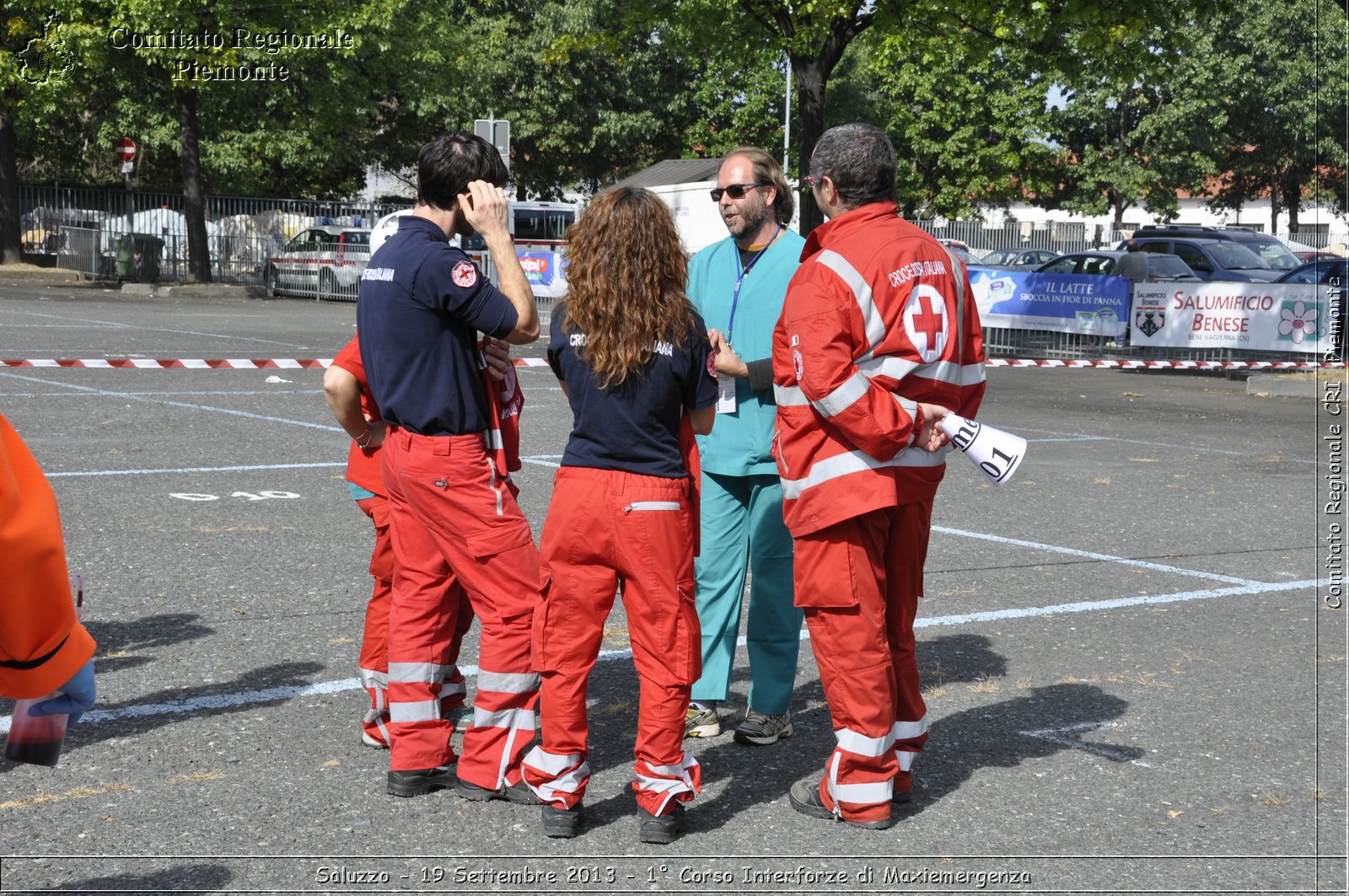 Saluzzo - 19 Settembre 2013 - 1 Corso Interforze di Maxiemergenza - Croce Rossa Italiana - Comitato Regionale del Piemonte