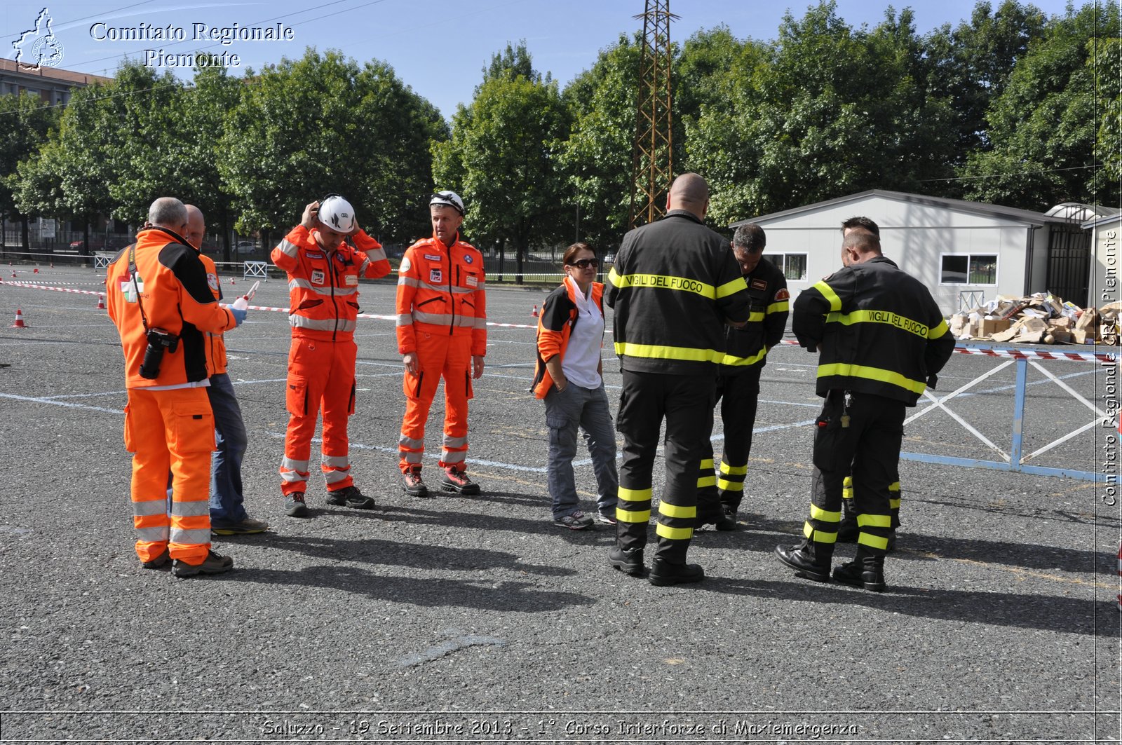 Saluzzo - 19 Settembre 2013 - 1 Corso Interforze di Maxiemergenza - Croce Rossa Italiana - Comitato Regionale del Piemonte