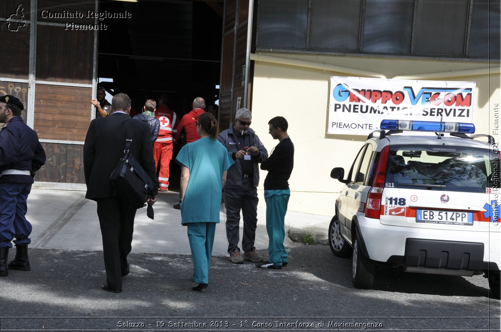 Saluzzo - 19 Settembre 2013 - 1 Corso Interforze di Maxiemergenza - Croce Rossa Italiana - Comitato Regionale del Piemonte