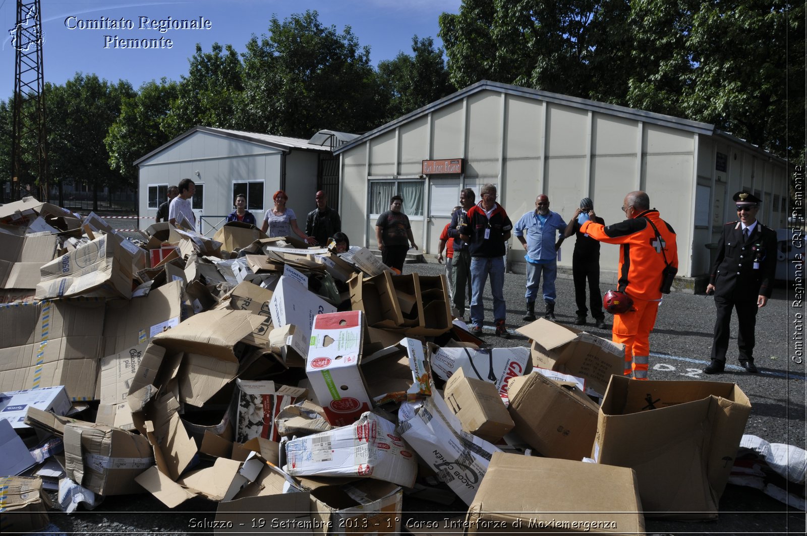 Saluzzo - 19 Settembre 2013 - 1 Corso Interforze di Maxiemergenza - Croce Rossa Italiana - Comitato Regionale del Piemonte