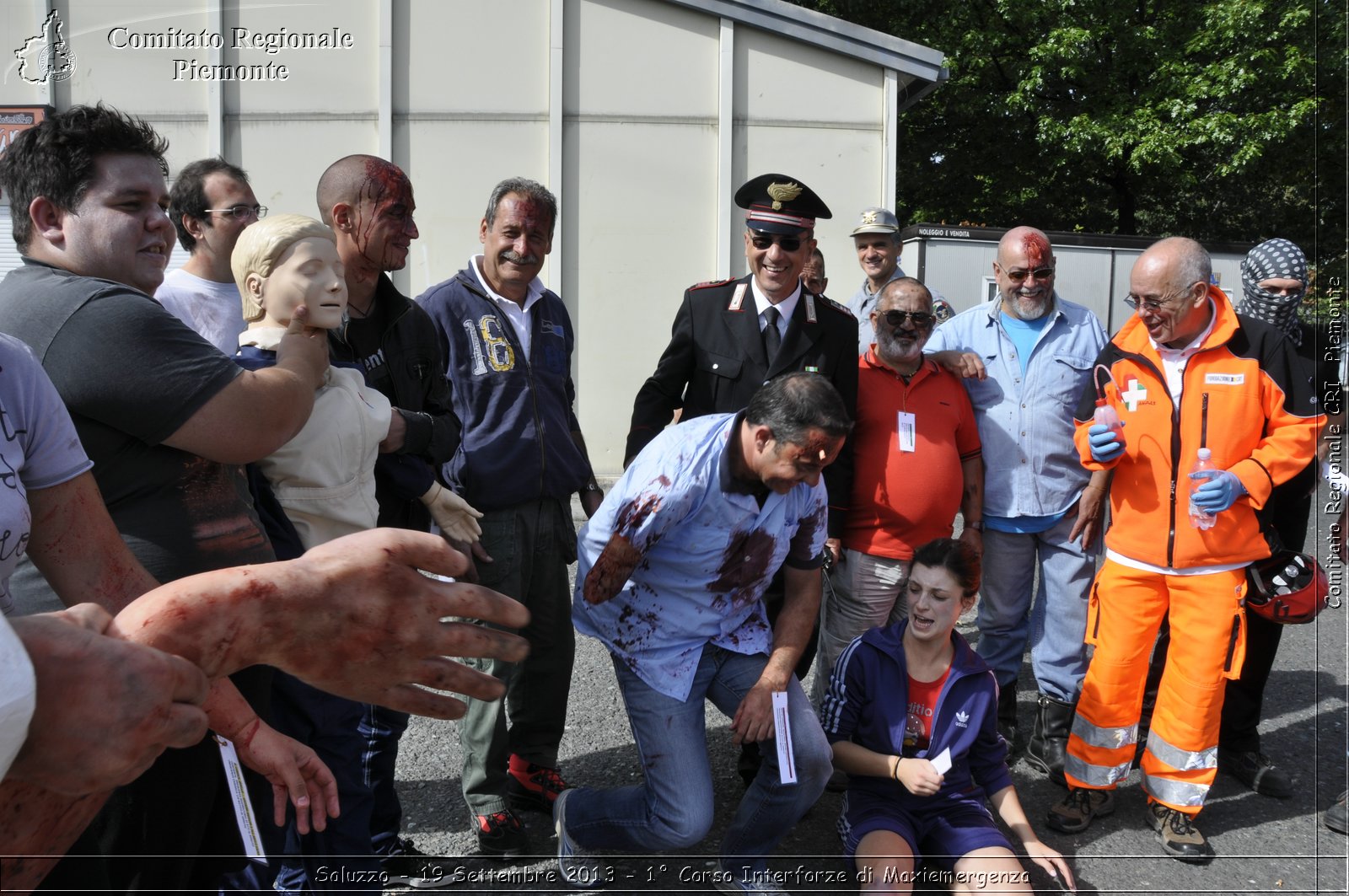 Saluzzo - 19 Settembre 2013 - 1 Corso Interforze di Maxiemergenza - Croce Rossa Italiana - Comitato Regionale del Piemonte