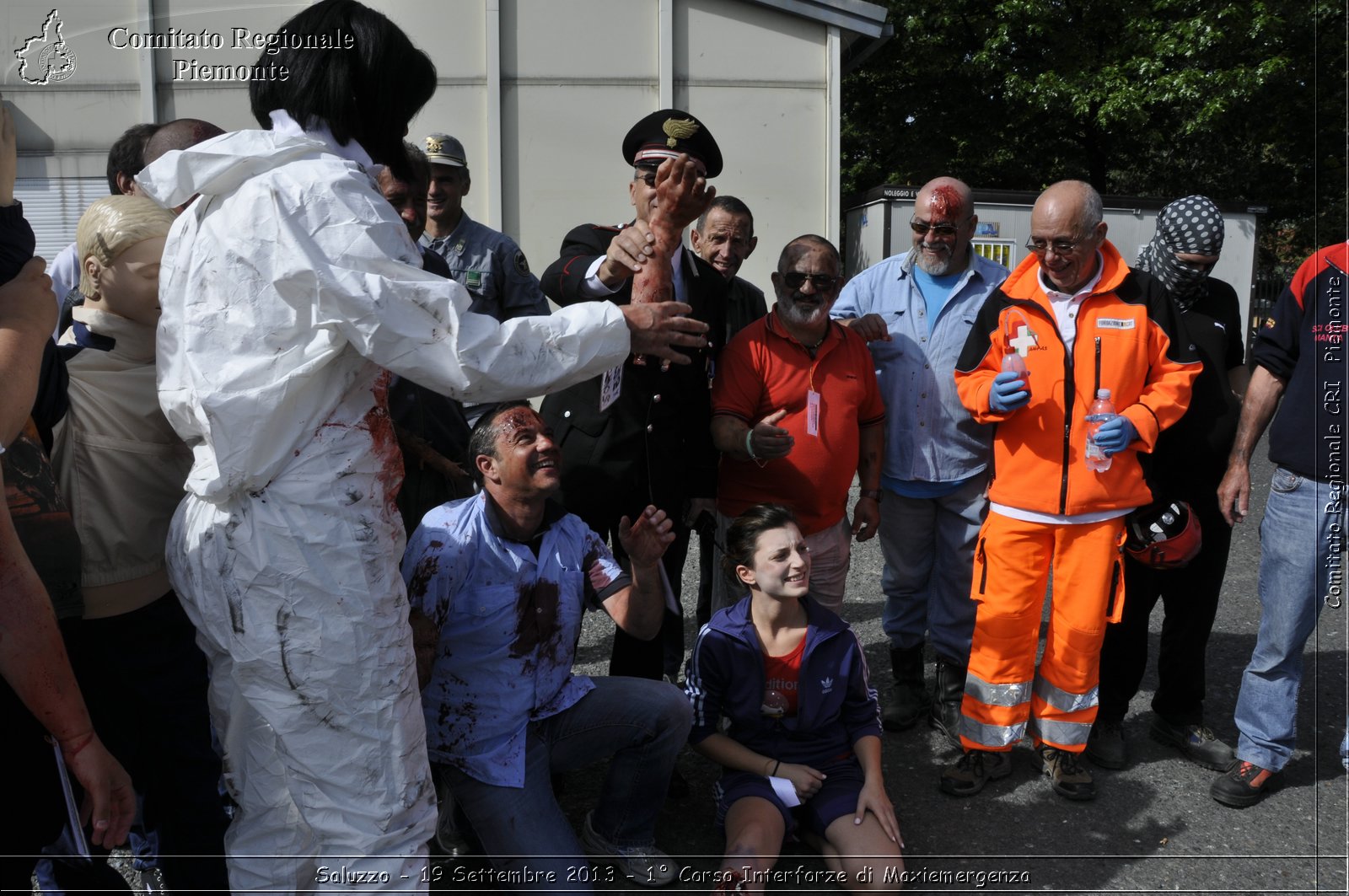 Saluzzo - 19 Settembre 2013 - 1 Corso Interforze di Maxiemergenza - Croce Rossa Italiana - Comitato Regionale del Piemonte