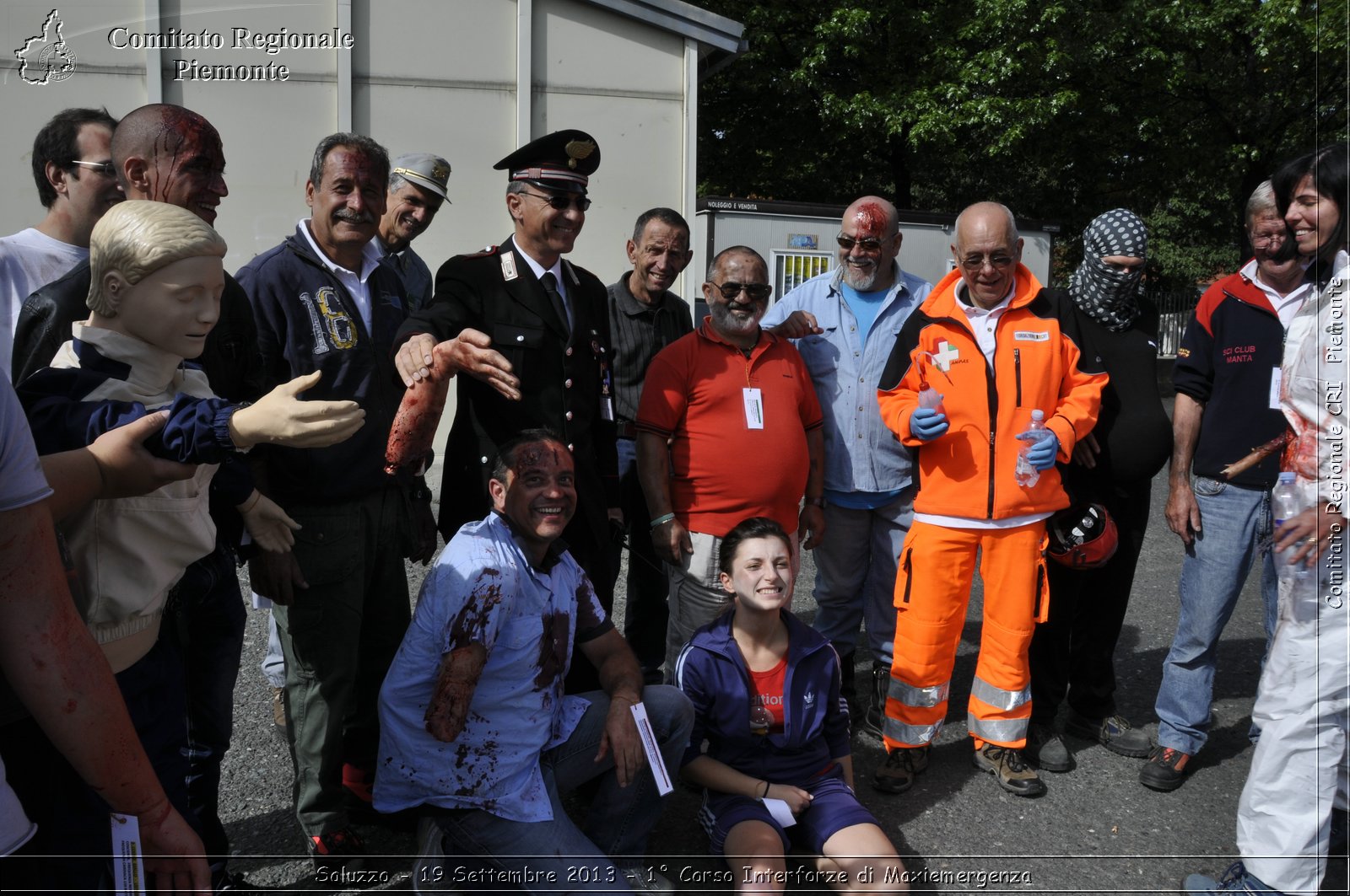 Saluzzo - 19 Settembre 2013 - 1 Corso Interforze di Maxiemergenza - Croce Rossa Italiana - Comitato Regionale del Piemonte