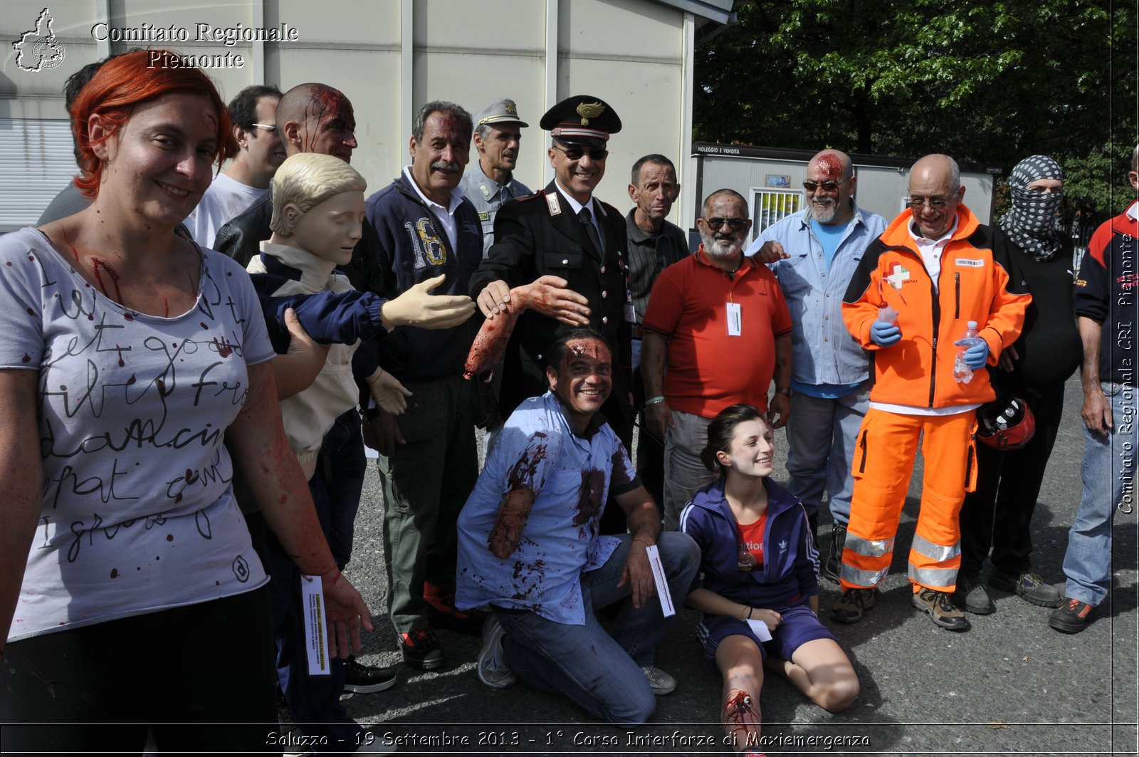 Saluzzo - 19 Settembre 2013 - 1 Corso Interforze di Maxiemergenza - Croce Rossa Italiana - Comitato Regionale del Piemonte