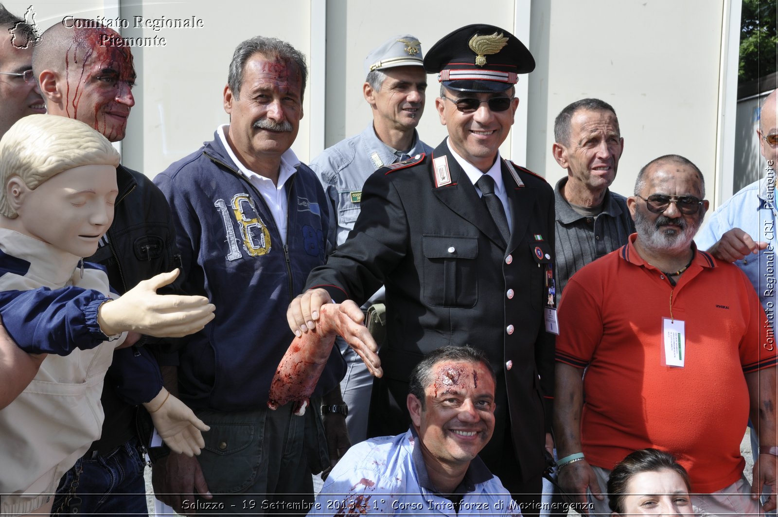 Saluzzo - 19 Settembre 2013 - 1 Corso Interforze di Maxiemergenza - Croce Rossa Italiana - Comitato Regionale del Piemonte