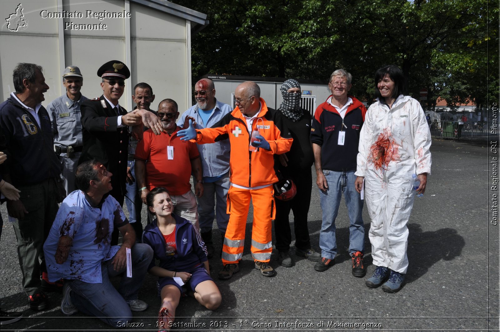 Saluzzo - 19 Settembre 2013 - 1 Corso Interforze di Maxiemergenza - Croce Rossa Italiana - Comitato Regionale del Piemonte