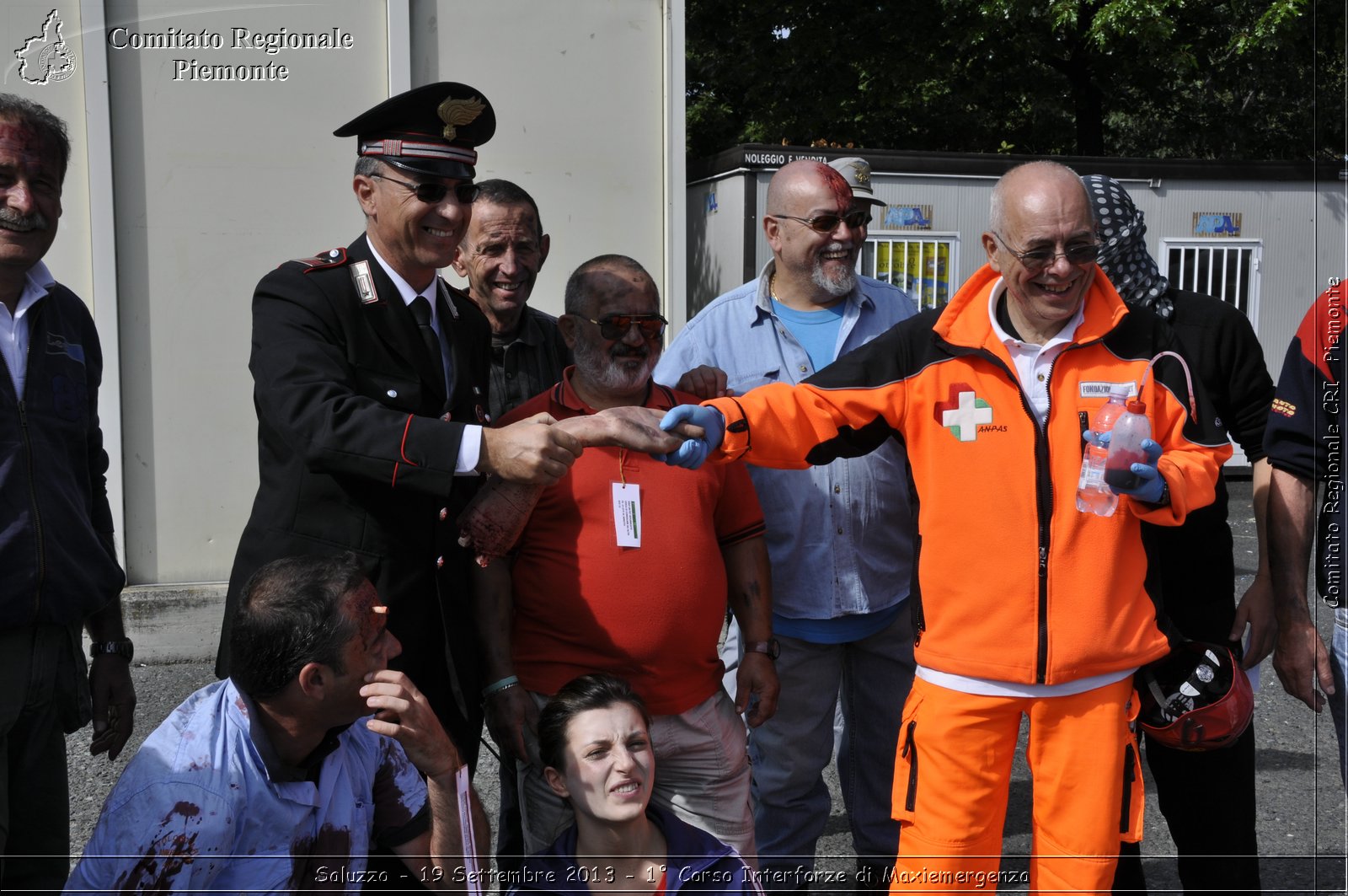 Saluzzo - 19 Settembre 2013 - 1 Corso Interforze di Maxiemergenza - Croce Rossa Italiana - Comitato Regionale del Piemonte