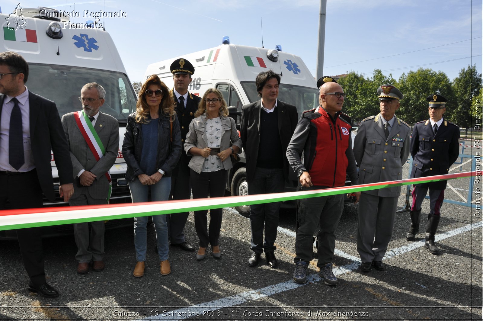 Saluzzo - 19 Settembre 2013 - 1 Corso Interforze di Maxiemergenza - Croce Rossa Italiana - Comitato Regionale del Piemonte