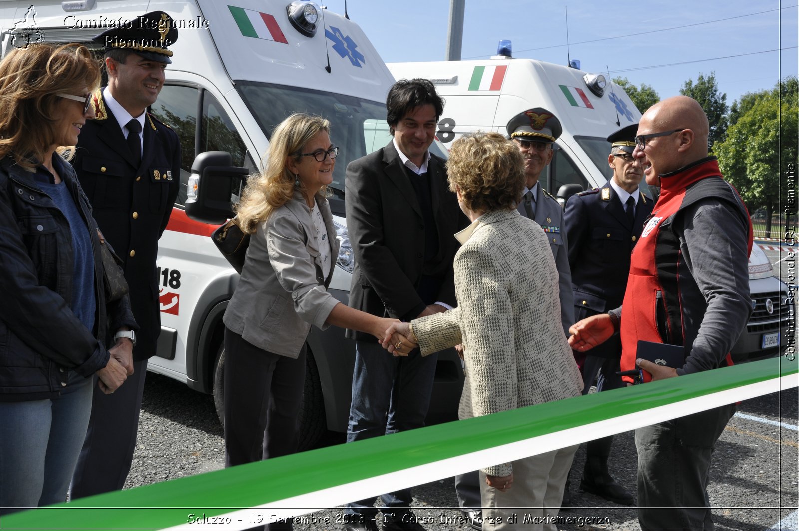 Saluzzo - 19 Settembre 2013 - 1 Corso Interforze di Maxiemergenza - Croce Rossa Italiana - Comitato Regionale del Piemonte