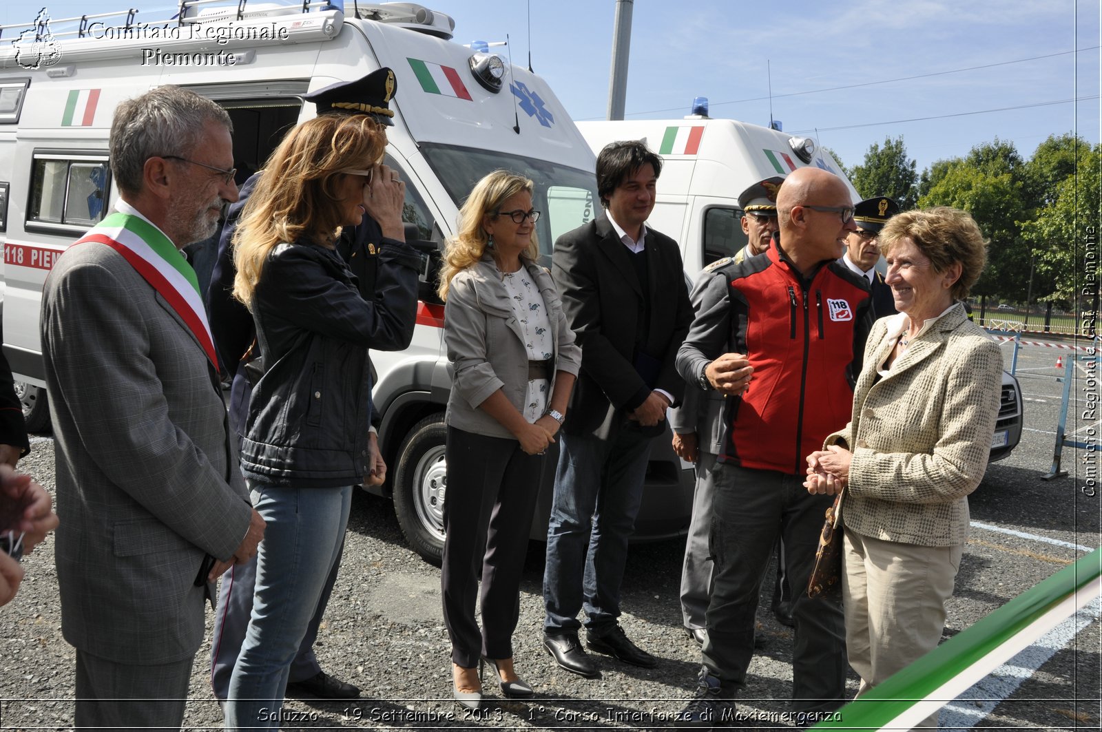 Saluzzo - 19 Settembre 2013 - 1 Corso Interforze di Maxiemergenza - Croce Rossa Italiana - Comitato Regionale del Piemonte