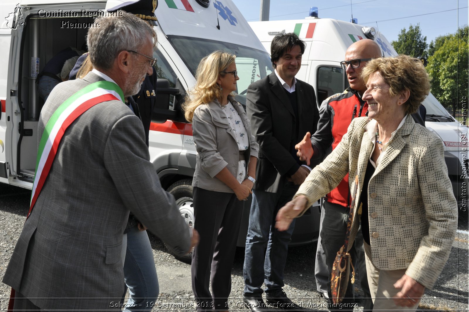 Saluzzo - 19 Settembre 2013 - 1 Corso Interforze di Maxiemergenza - Croce Rossa Italiana - Comitato Regionale del Piemonte