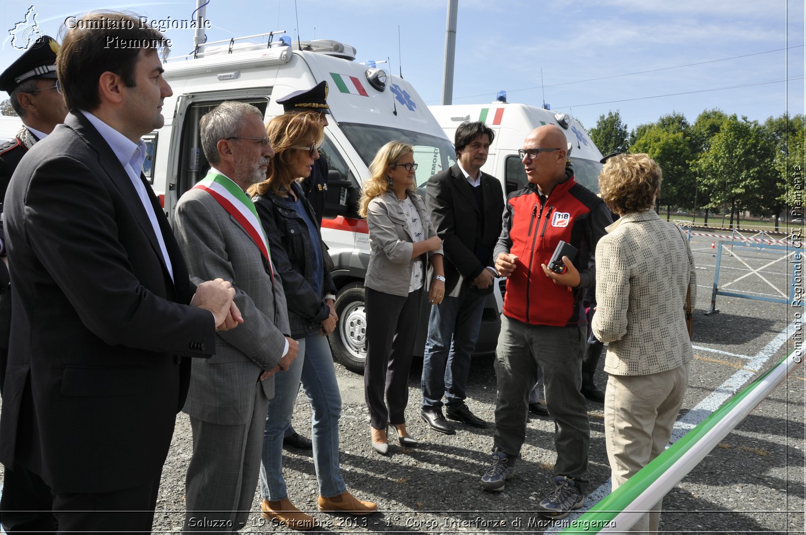 Saluzzo - 19 Settembre 2013 - 1 Corso Interforze di Maxiemergenza - Croce Rossa Italiana - Comitato Regionale del Piemonte