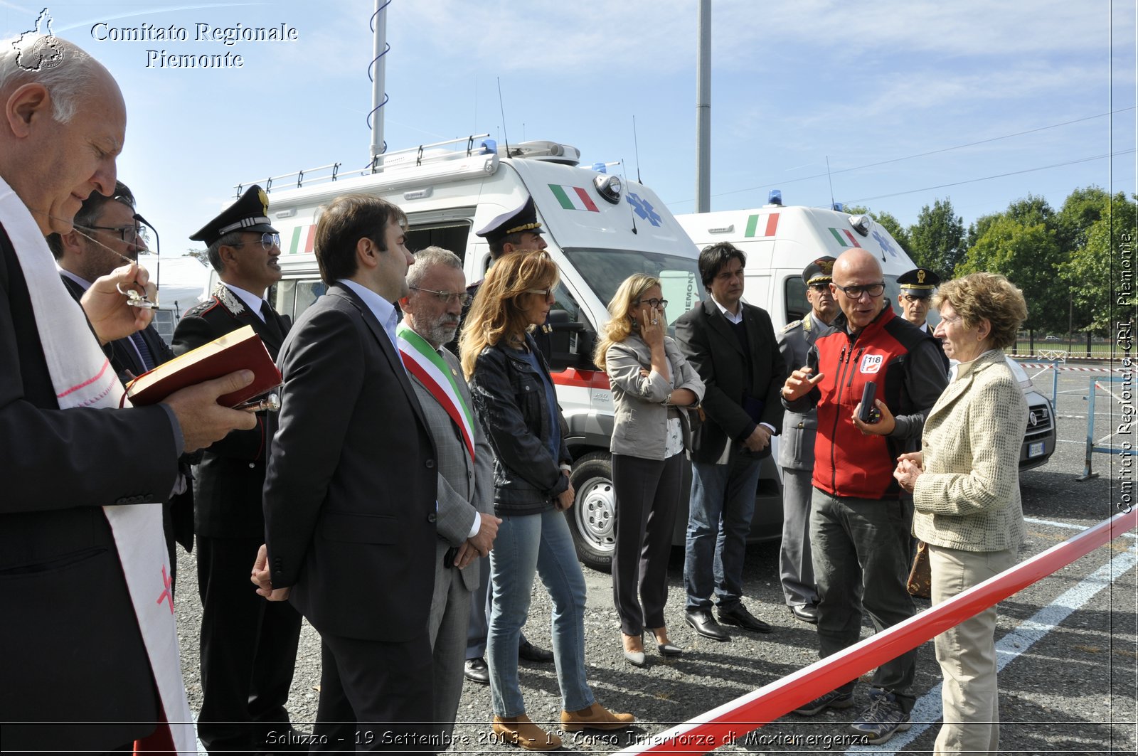 Saluzzo - 19 Settembre 2013 - 1 Corso Interforze di Maxiemergenza - Croce Rossa Italiana - Comitato Regionale del Piemonte