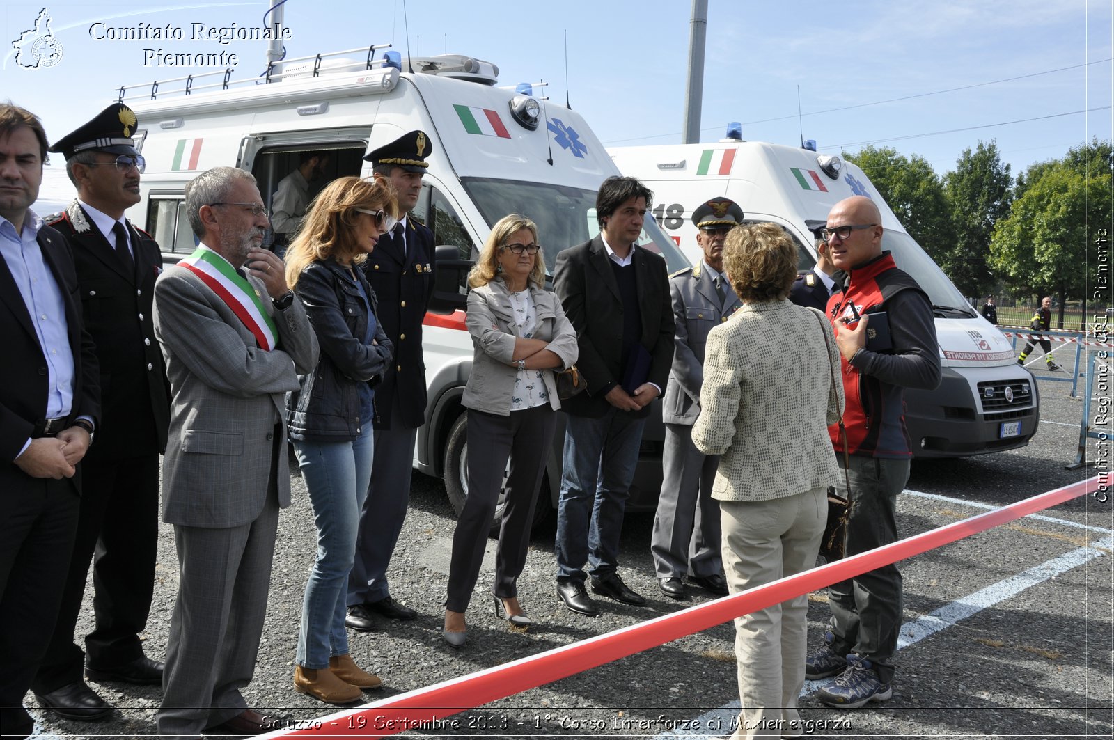 Saluzzo - 19 Settembre 2013 - 1 Corso Interforze di Maxiemergenza - Croce Rossa Italiana - Comitato Regionale del Piemonte