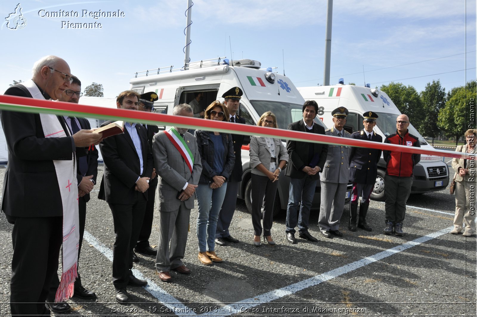 Saluzzo - 19 Settembre 2013 - 1 Corso Interforze di Maxiemergenza - Croce Rossa Italiana - Comitato Regionale del Piemonte