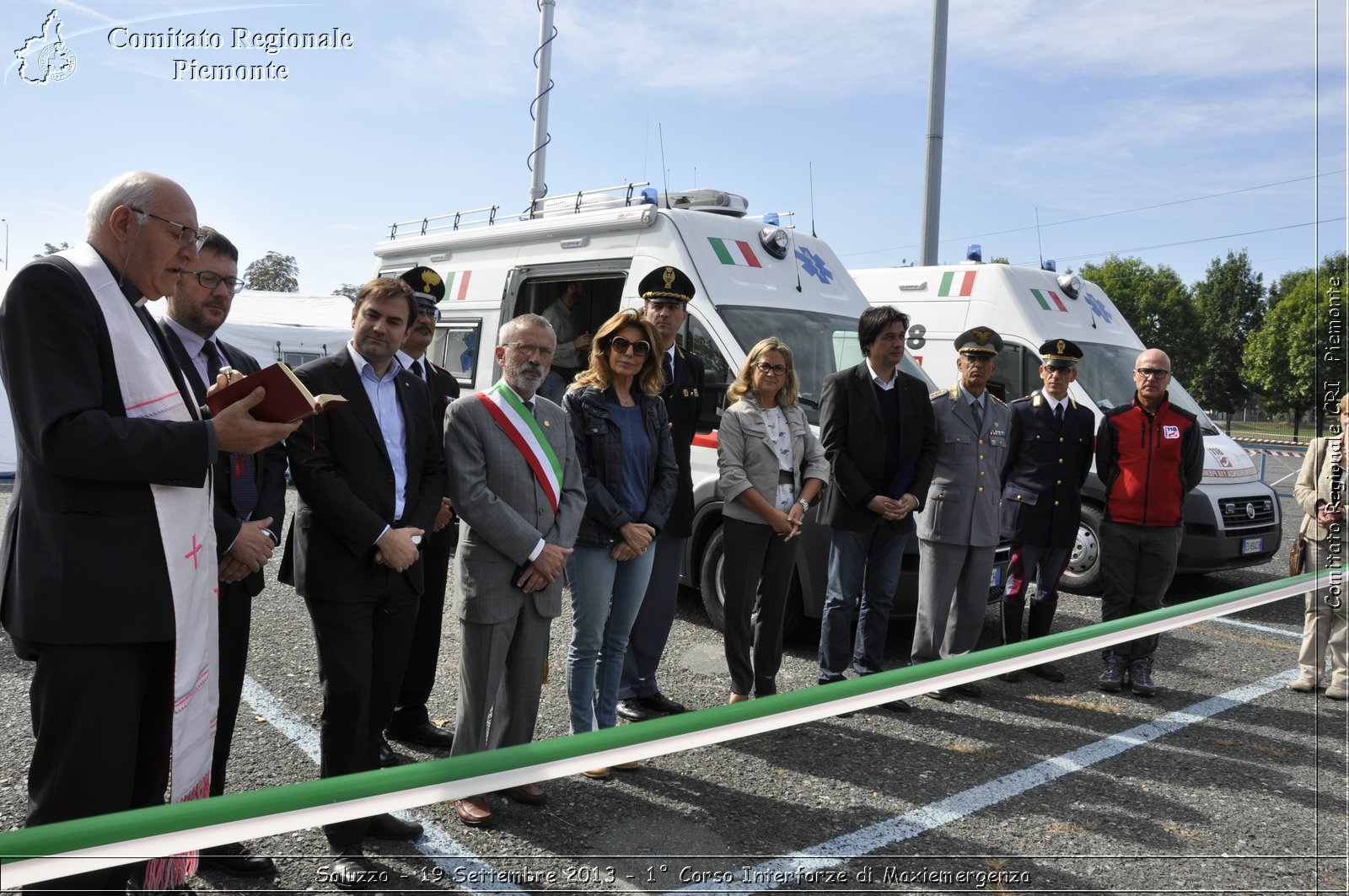 Saluzzo - 19 Settembre 2013 - 1 Corso Interforze di Maxiemergenza - Croce Rossa Italiana - Comitato Regionale del Piemonte