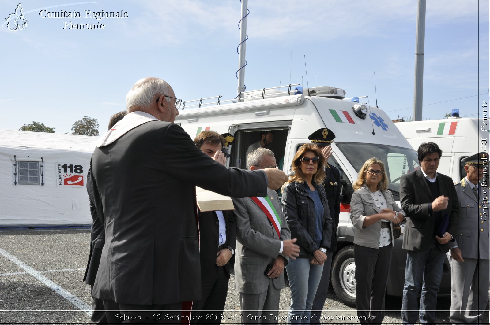 Saluzzo - 19 Settembre 2013 - 1 Corso Interforze di Maxiemergenza - Croce Rossa Italiana - Comitato Regionale del Piemonte