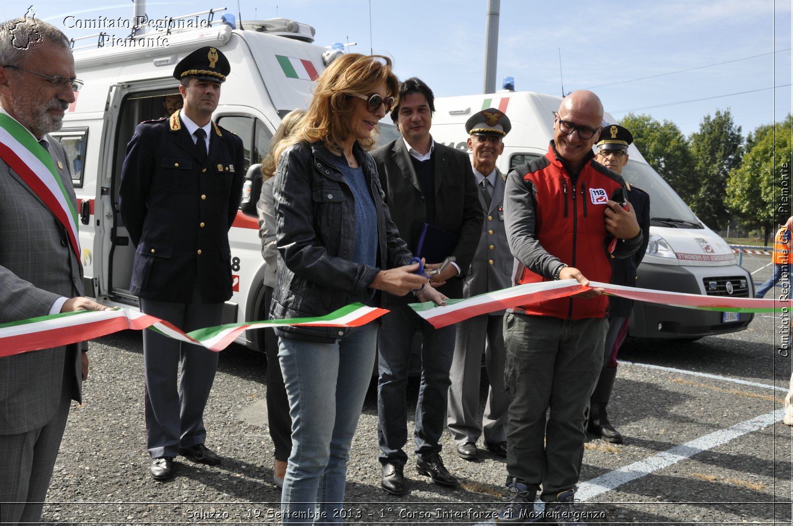 Saluzzo - 19 Settembre 2013 - 1 Corso Interforze di Maxiemergenza - Croce Rossa Italiana - Comitato Regionale del Piemonte