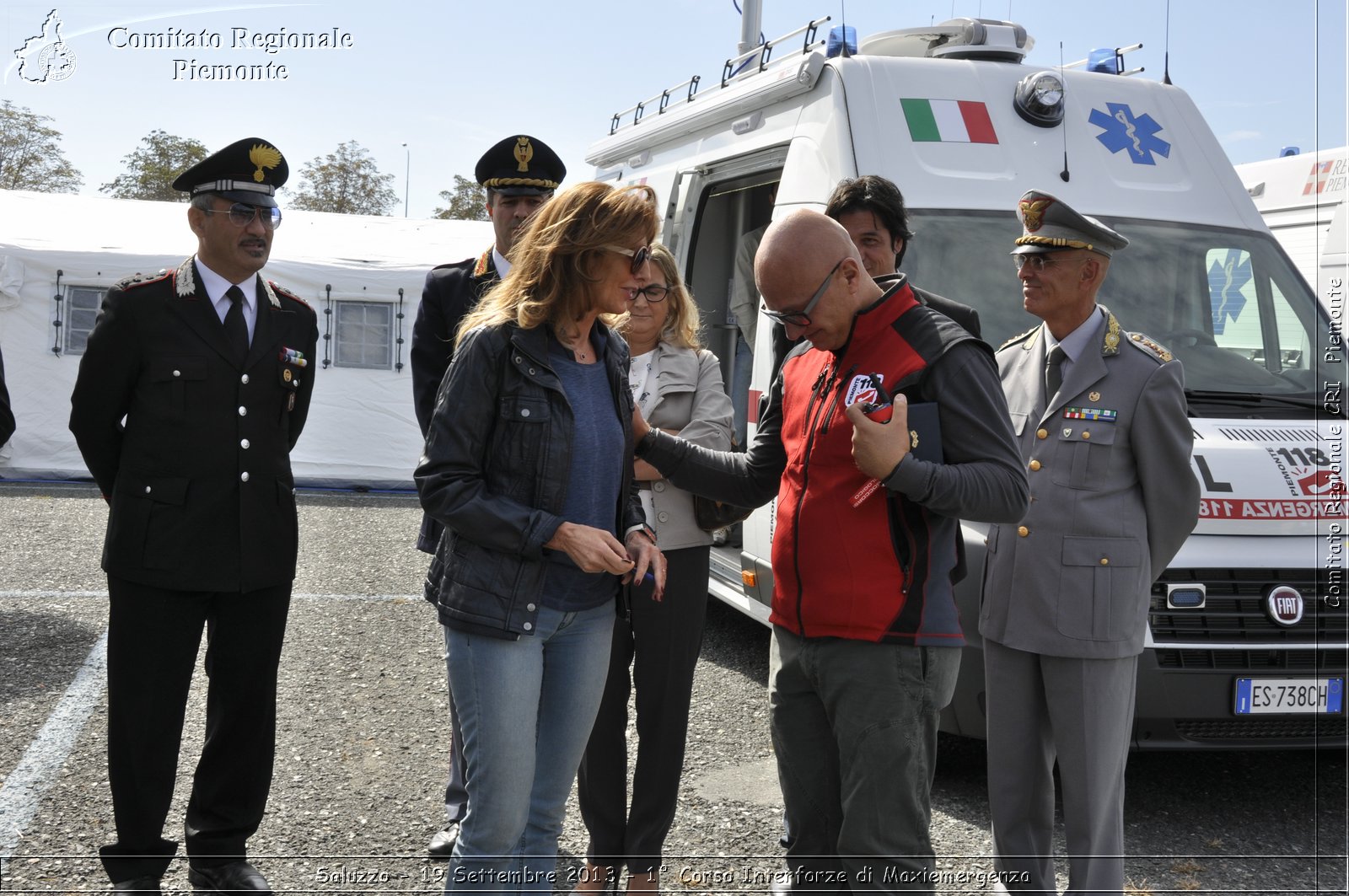 Saluzzo - 19 Settembre 2013 - 1 Corso Interforze di Maxiemergenza - Croce Rossa Italiana - Comitato Regionale del Piemonte