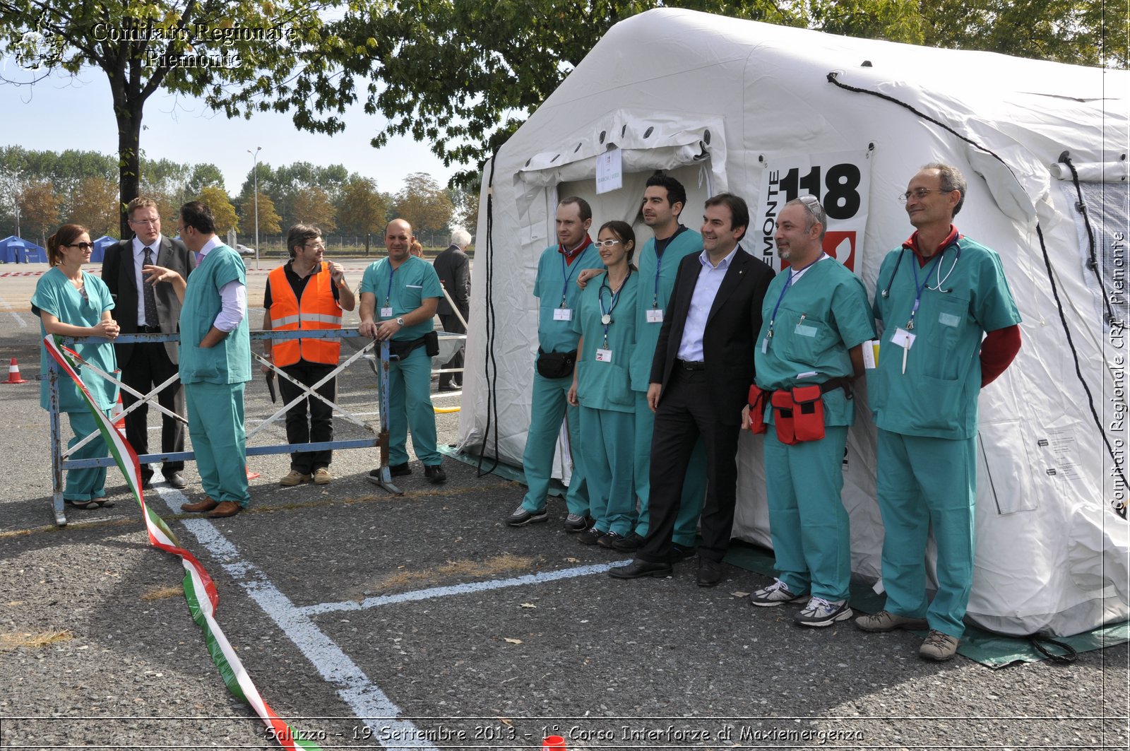 Saluzzo - 19 Settembre 2013 - 1 Corso Interforze di Maxiemergenza - Croce Rossa Italiana - Comitato Regionale del Piemonte