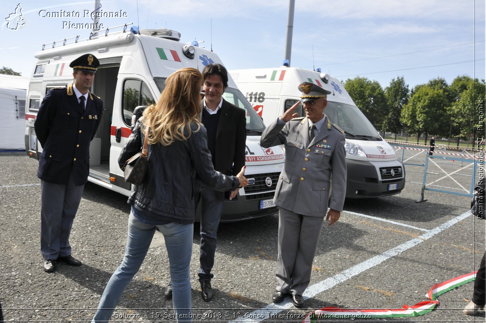 Saluzzo - 19 Settembre 2013 - 1 Corso Interforze di Maxiemergenza - Croce Rossa Italiana - Comitato Regionale del Piemonte