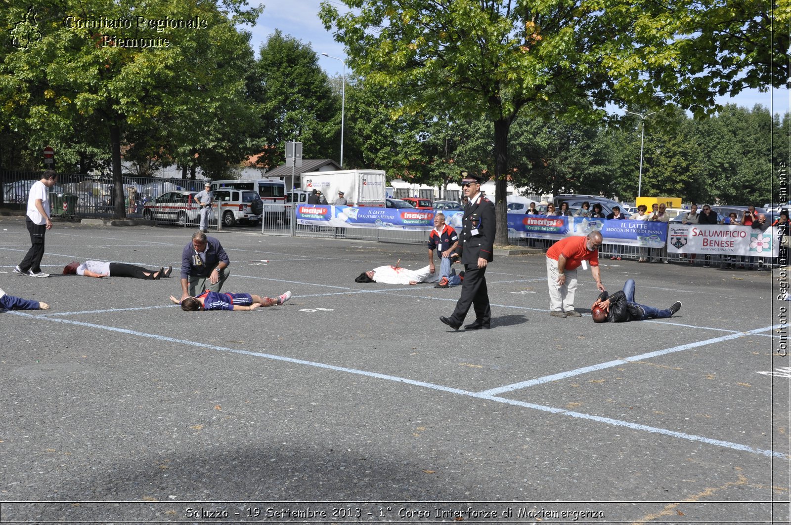 Saluzzo - 19 Settembre 2013 - 1 Corso Interforze di Maxiemergenza - Croce Rossa Italiana - Comitato Regionale del Piemonte