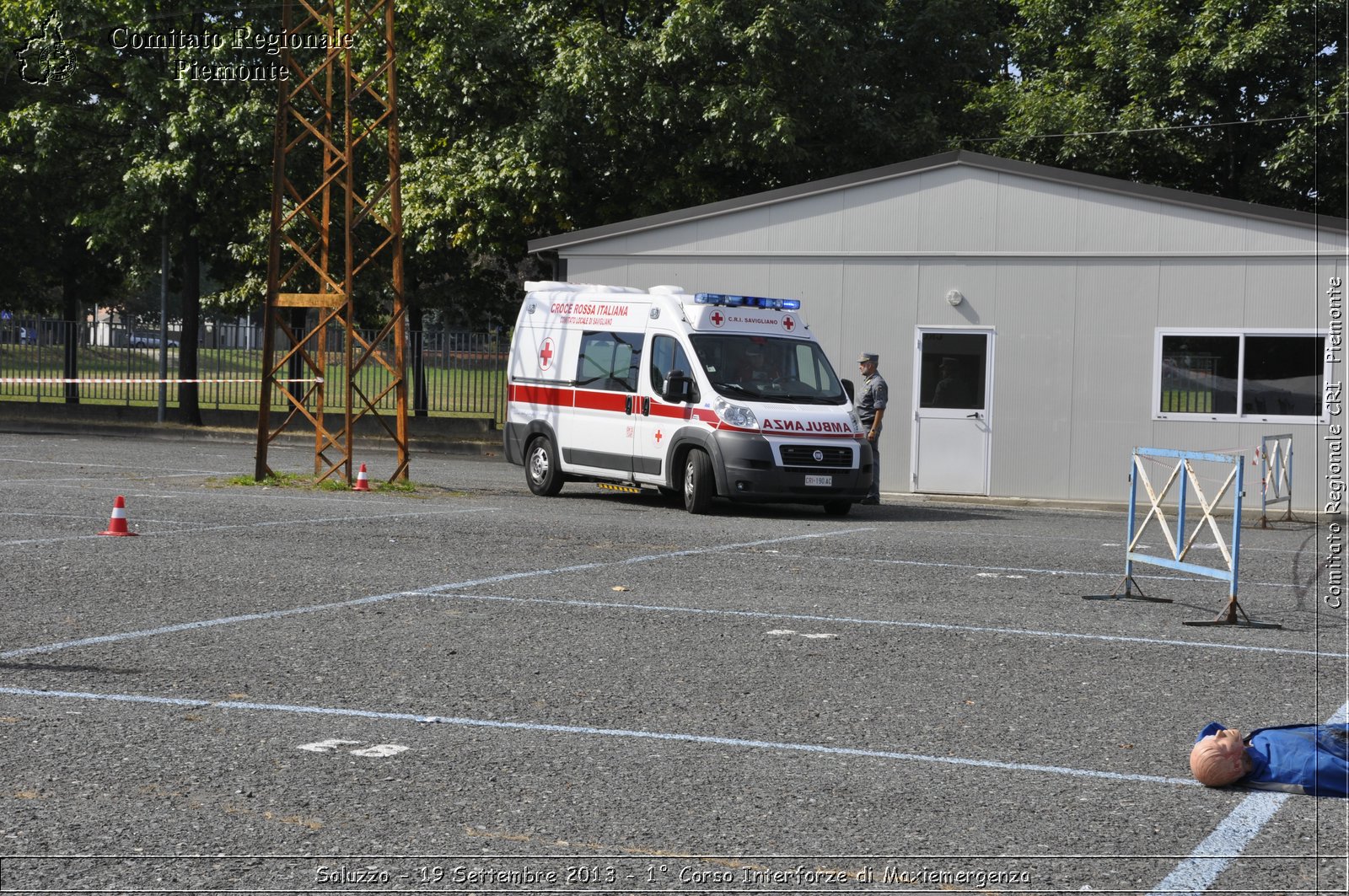 Saluzzo - 19 Settembre 2013 - 1 Corso Interforze di Maxiemergenza - Croce Rossa Italiana - Comitato Regionale del Piemonte