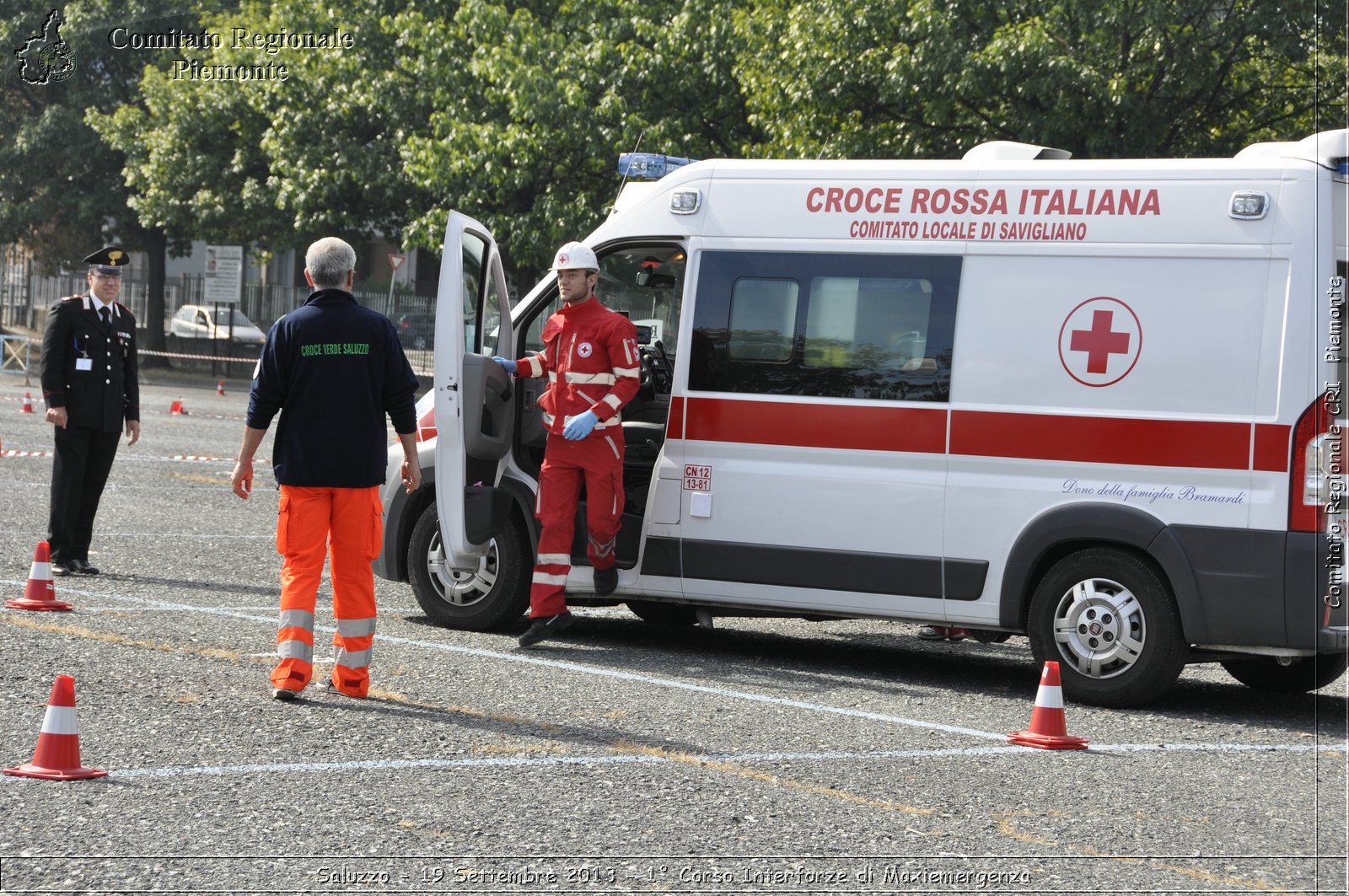 Saluzzo - 19 Settembre 2013 - 1 Corso Interforze di Maxiemergenza - Croce Rossa Italiana - Comitato Regionale del Piemonte