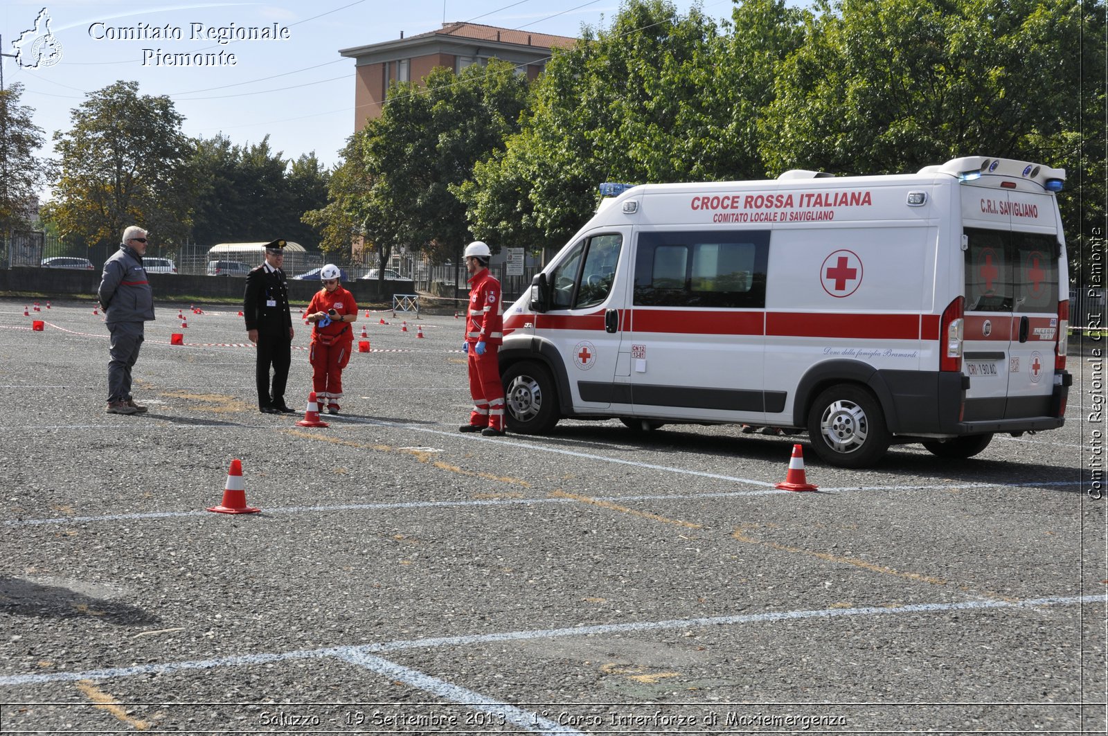 Saluzzo - 19 Settembre 2013 - 1 Corso Interforze di Maxiemergenza - Croce Rossa Italiana - Comitato Regionale del Piemonte