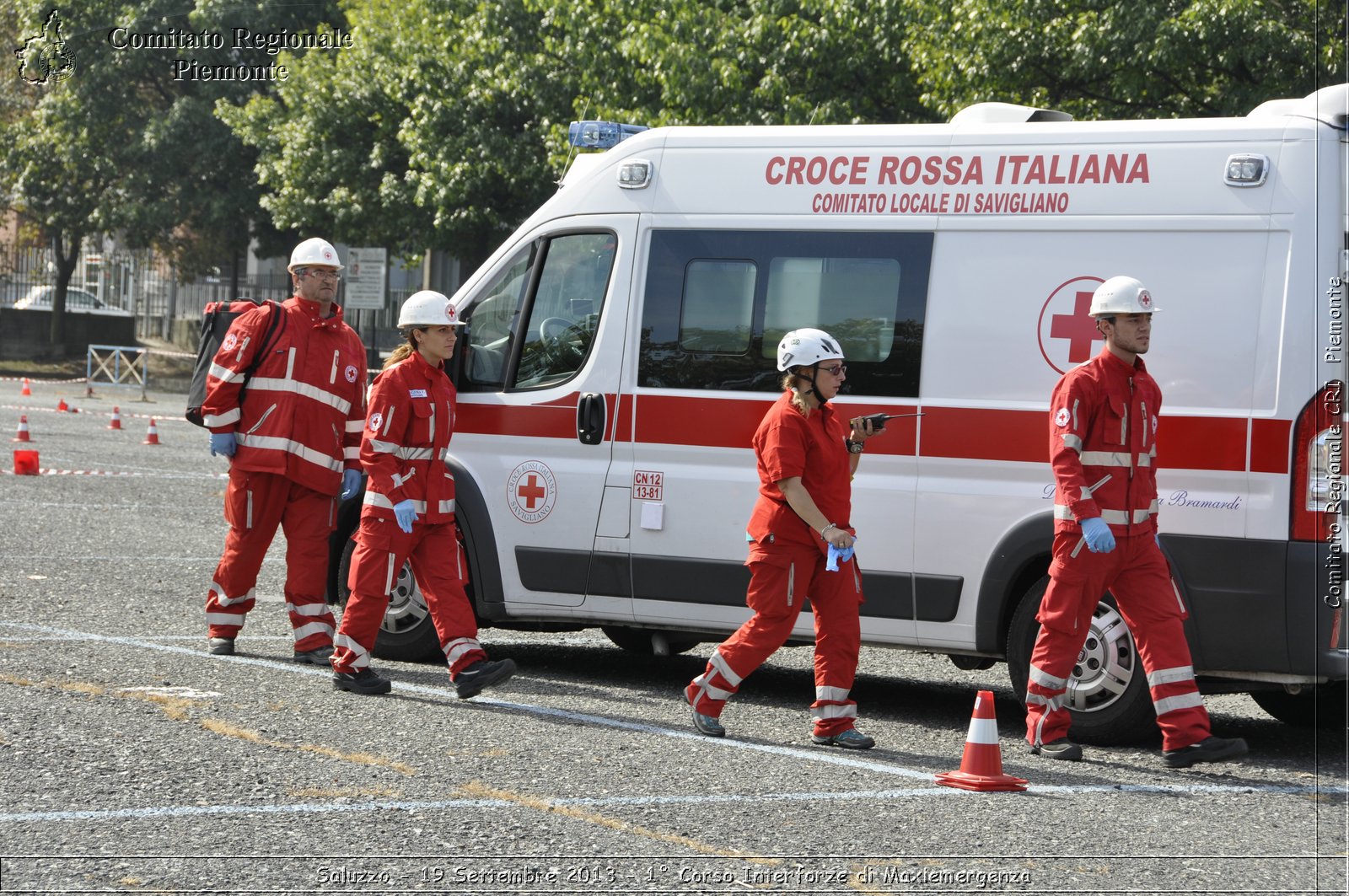 Saluzzo - 19 Settembre 2013 - 1 Corso Interforze di Maxiemergenza - Croce Rossa Italiana - Comitato Regionale del Piemonte