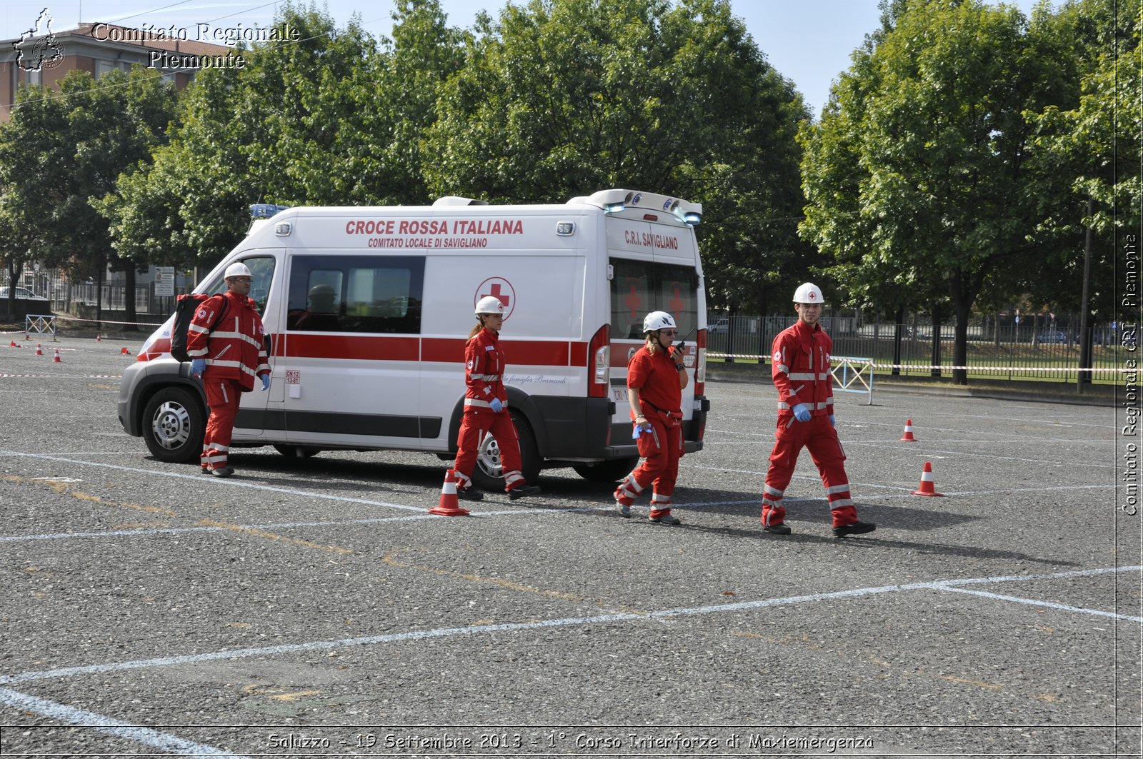 Saluzzo - 19 Settembre 2013 - 1 Corso Interforze di Maxiemergenza - Croce Rossa Italiana - Comitato Regionale del Piemonte