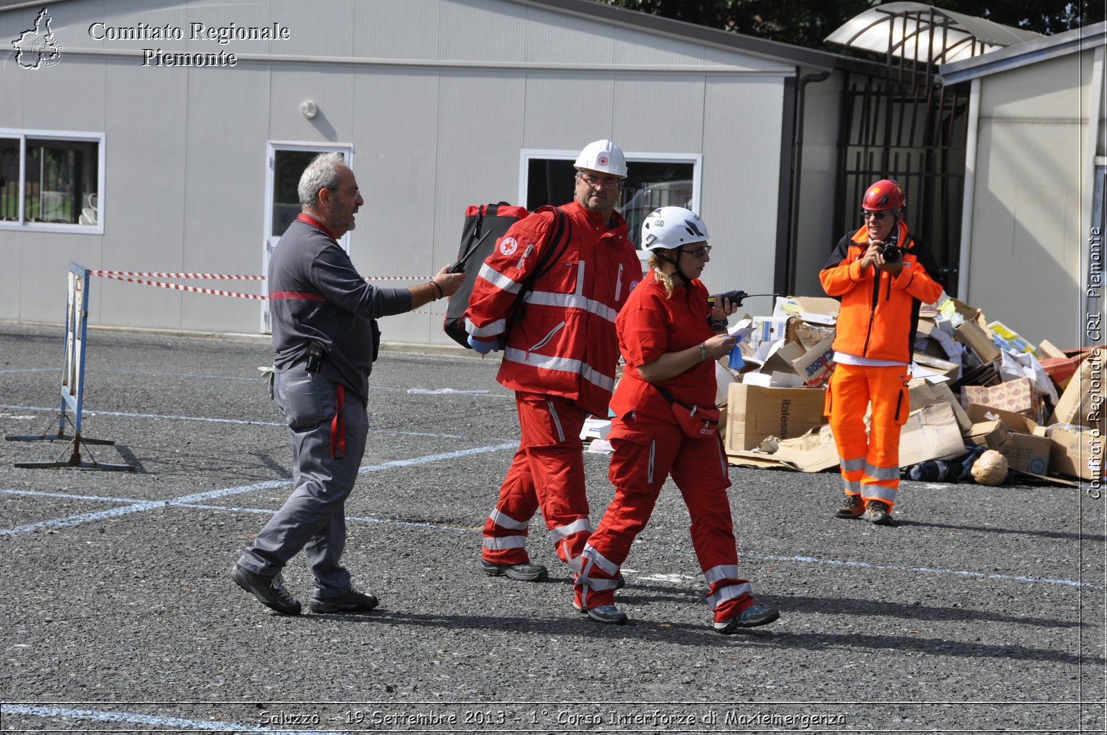 Saluzzo - 19 Settembre 2013 - 1 Corso Interforze di Maxiemergenza - Croce Rossa Italiana - Comitato Regionale del Piemonte