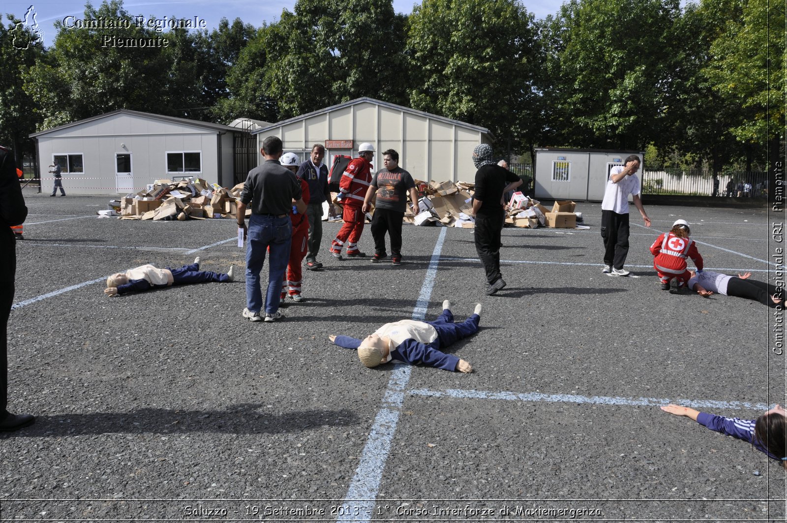 Saluzzo - 19 Settembre 2013 - 1 Corso Interforze di Maxiemergenza - Croce Rossa Italiana - Comitato Regionale del Piemonte