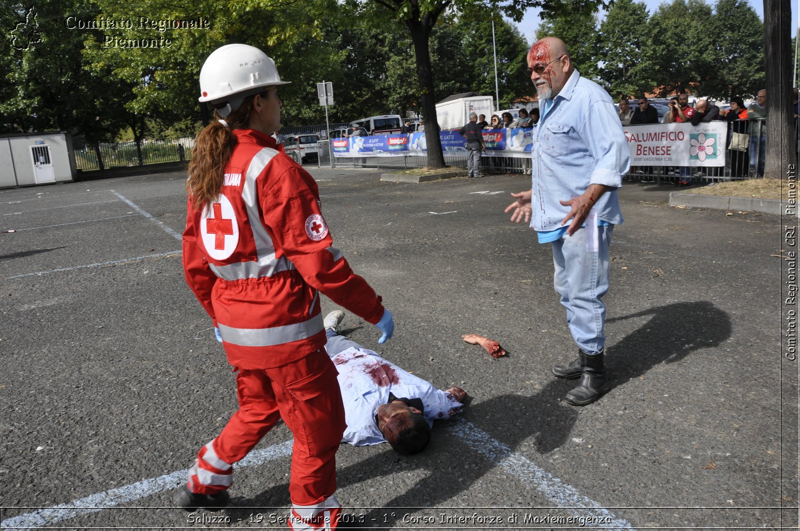 Saluzzo - 19 Settembre 2013 - 1 Corso Interforze di Maxiemergenza - Croce Rossa Italiana - Comitato Regionale del Piemonte