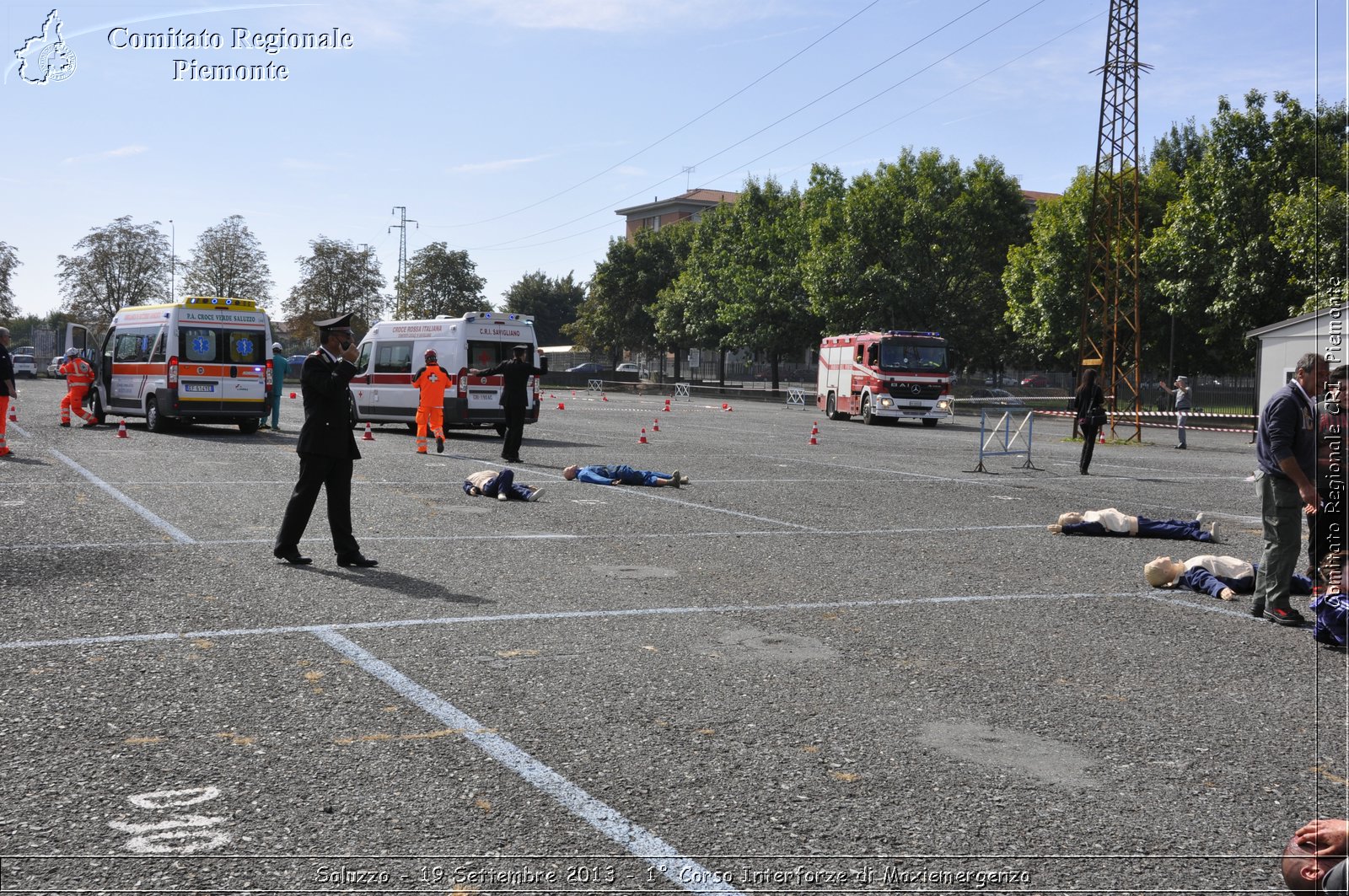 Saluzzo - 19 Settembre 2013 - 1 Corso Interforze di Maxiemergenza - Croce Rossa Italiana - Comitato Regionale del Piemonte