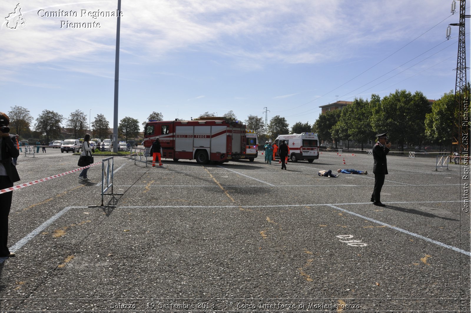 Saluzzo - 19 Settembre 2013 - 1 Corso Interforze di Maxiemergenza - Croce Rossa Italiana - Comitato Regionale del Piemonte