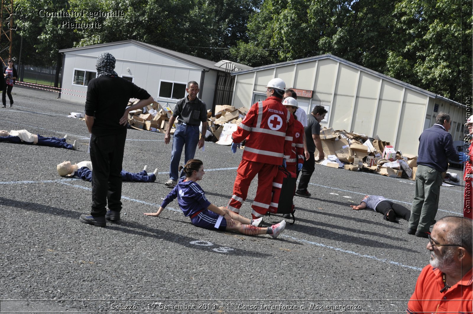 Saluzzo - 19 Settembre 2013 - 1 Corso Interforze di Maxiemergenza - Croce Rossa Italiana - Comitato Regionale del Piemonte