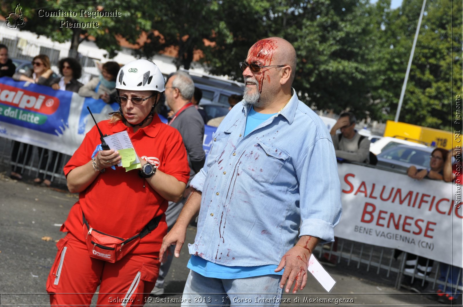 Saluzzo - 19 Settembre 2013 - 1 Corso Interforze di Maxiemergenza - Croce Rossa Italiana - Comitato Regionale del Piemonte