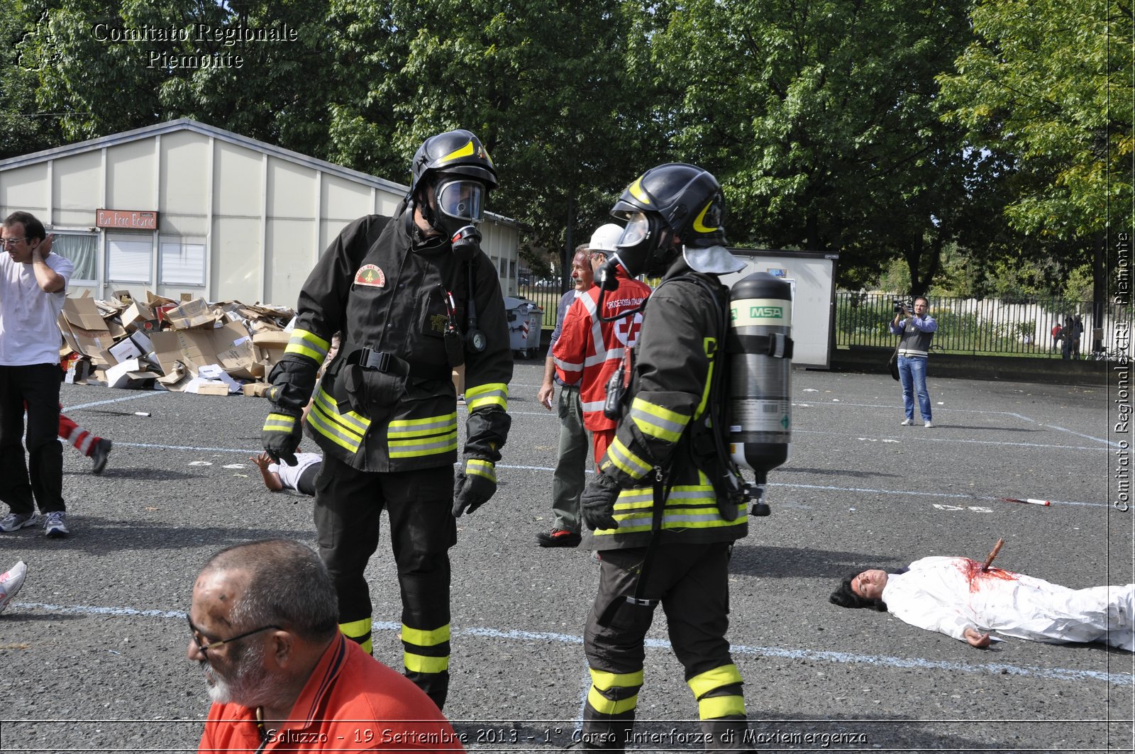 Saluzzo - 19 Settembre 2013 - 1 Corso Interforze di Maxiemergenza - Croce Rossa Italiana - Comitato Regionale del Piemonte