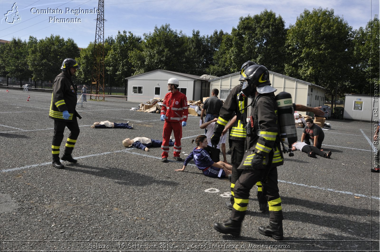 Saluzzo - 19 Settembre 2013 - 1 Corso Interforze di Maxiemergenza - Croce Rossa Italiana - Comitato Regionale del Piemonte