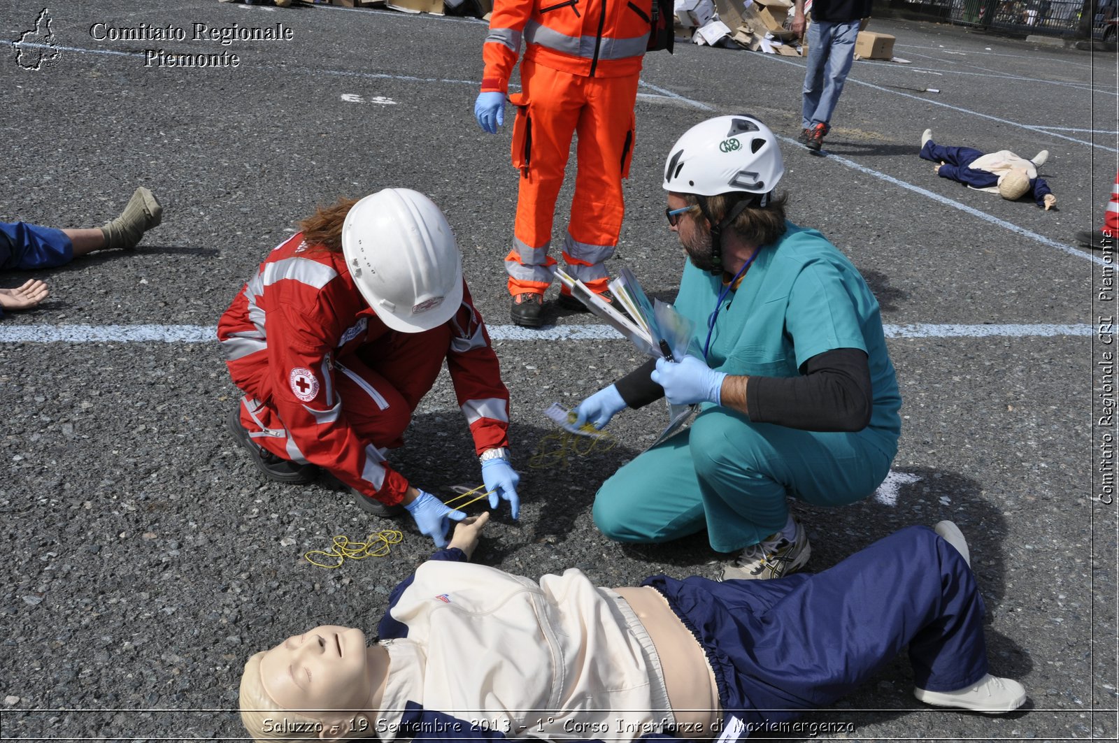 Saluzzo - 19 Settembre 2013 - 1 Corso Interforze di Maxiemergenza - Croce Rossa Italiana - Comitato Regionale del Piemonte