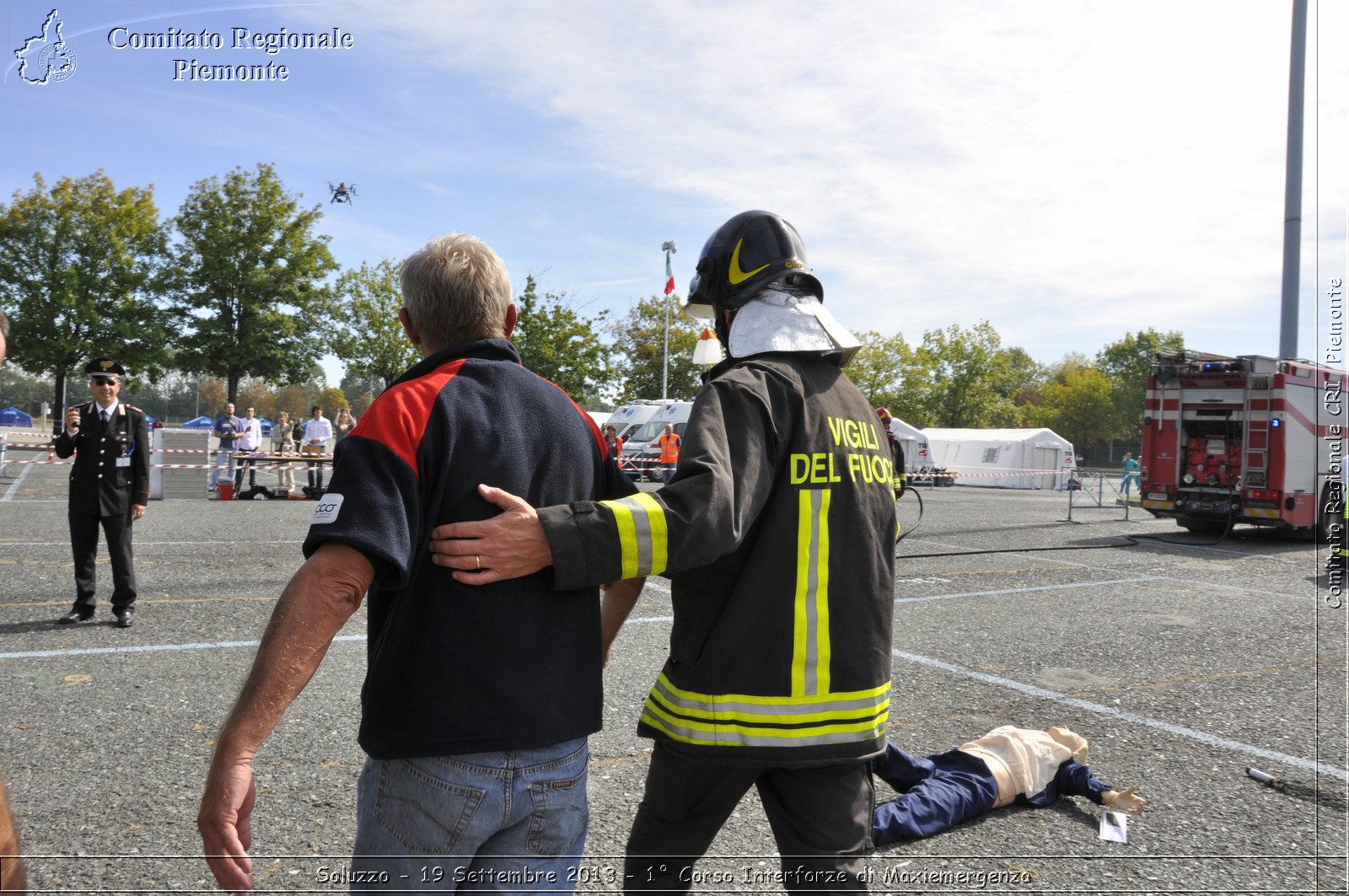 Saluzzo - 19 Settembre 2013 - 1 Corso Interforze di Maxiemergenza - Croce Rossa Italiana - Comitato Regionale del Piemonte