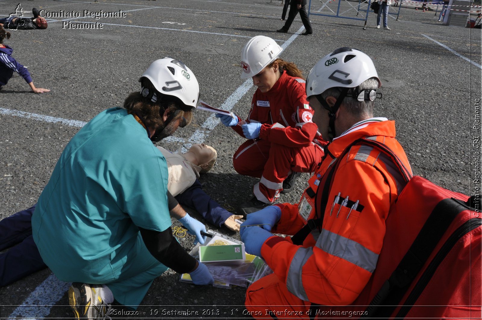 Saluzzo - 19 Settembre 2013 - 1 Corso Interforze di Maxiemergenza - Croce Rossa Italiana - Comitato Regionale del Piemonte