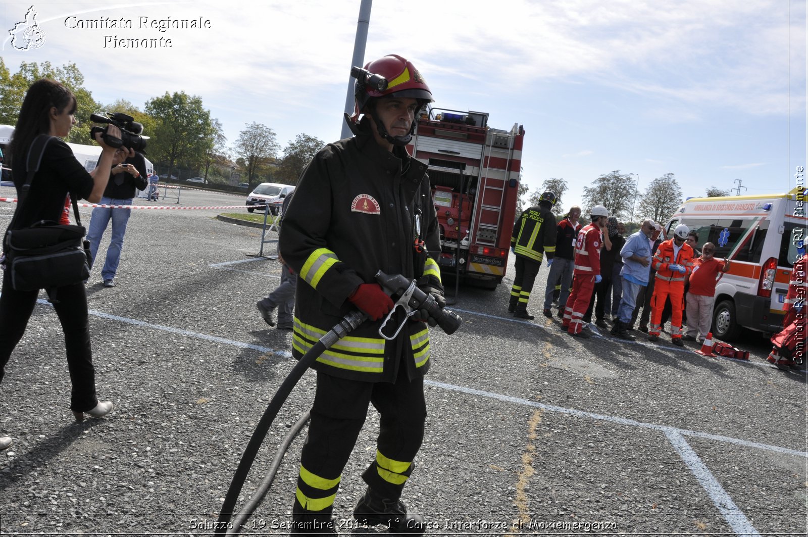 Saluzzo - 19 Settembre 2013 - 1 Corso Interforze di Maxiemergenza - Croce Rossa Italiana - Comitato Regionale del Piemonte