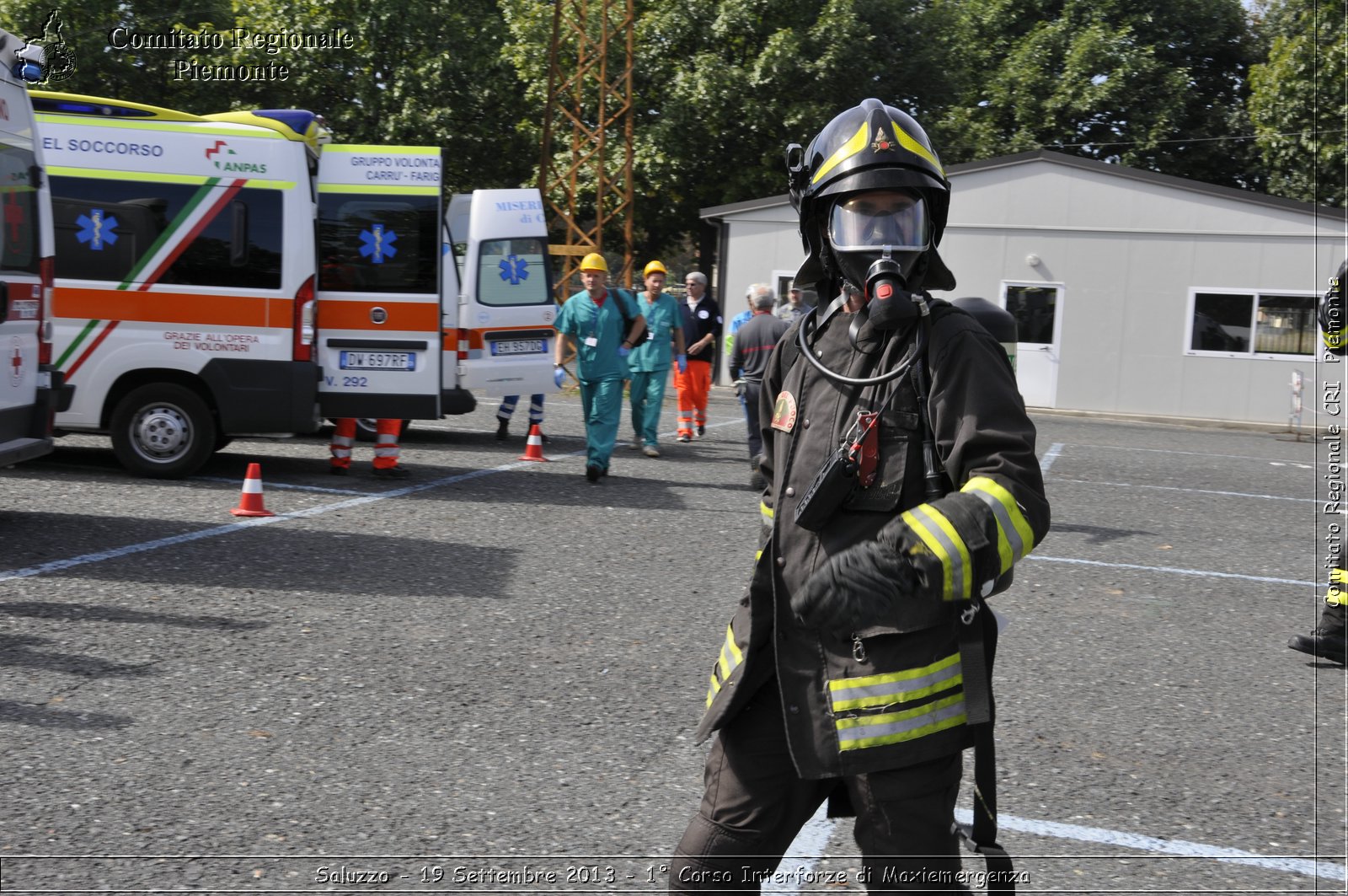 Saluzzo - 19 Settembre 2013 - 1 Corso Interforze di Maxiemergenza - Croce Rossa Italiana - Comitato Regionale del Piemonte