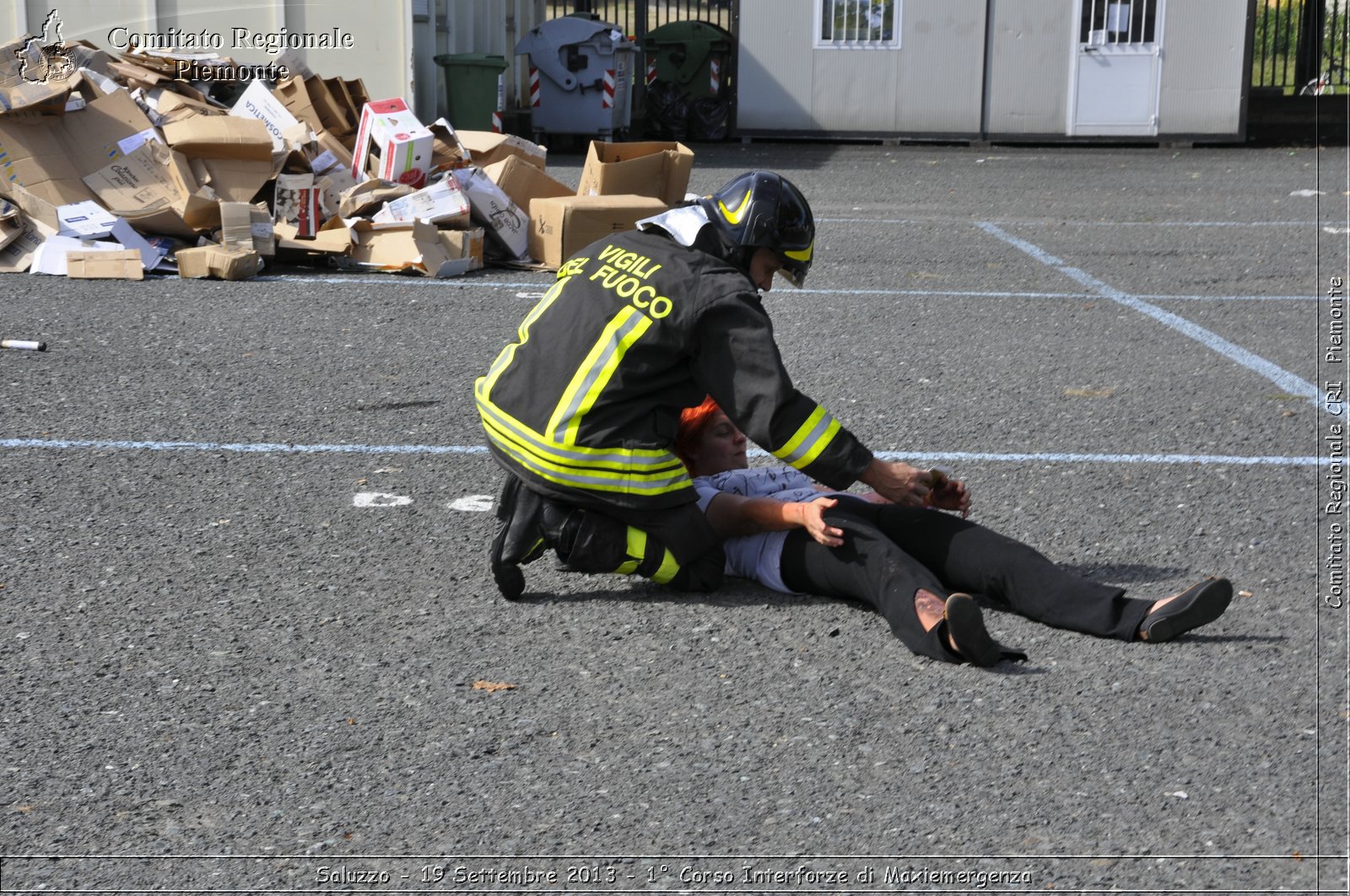 Saluzzo - 19 Settembre 2013 - 1 Corso Interforze di Maxiemergenza - Croce Rossa Italiana - Comitato Regionale del Piemonte