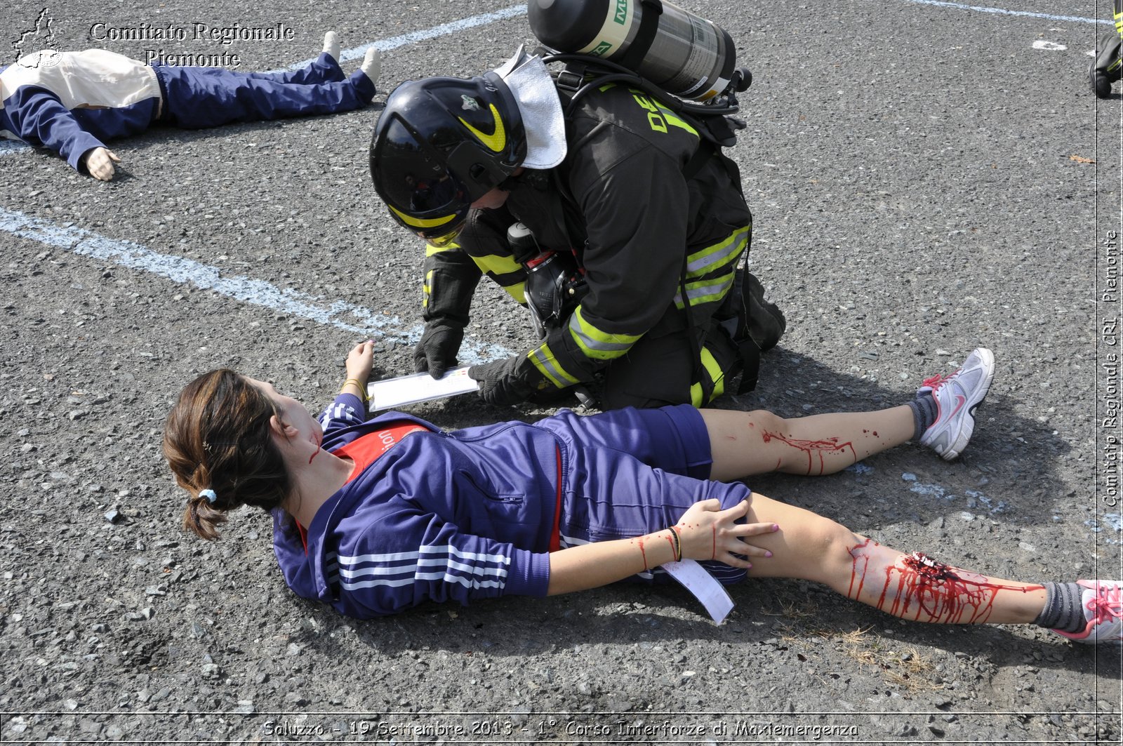 Saluzzo - 19 Settembre 2013 - 1 Corso Interforze di Maxiemergenza - Croce Rossa Italiana - Comitato Regionale del Piemonte