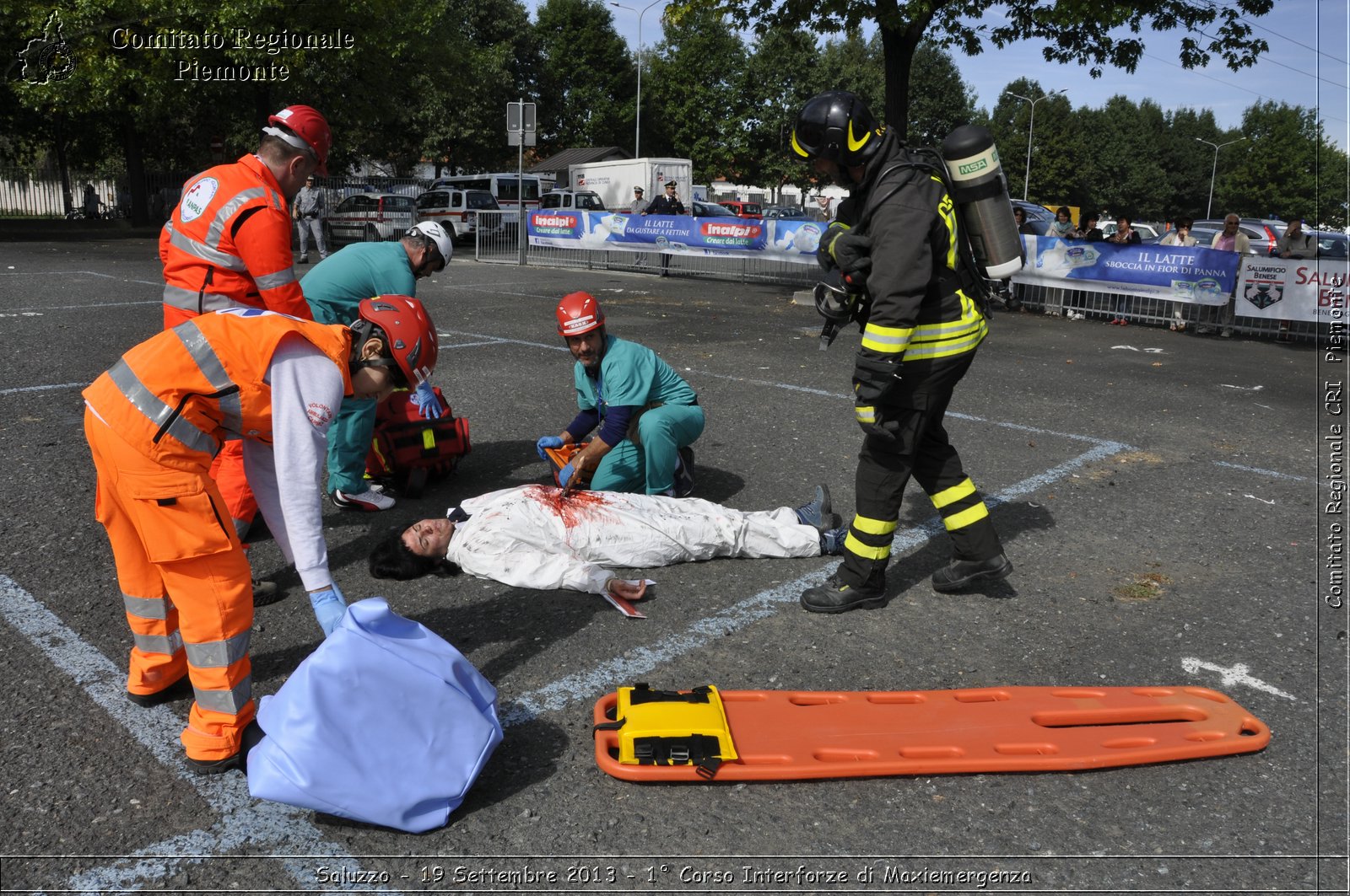 Saluzzo - 19 Settembre 2013 - 1 Corso Interforze di Maxiemergenza - Croce Rossa Italiana - Comitato Regionale del Piemonte