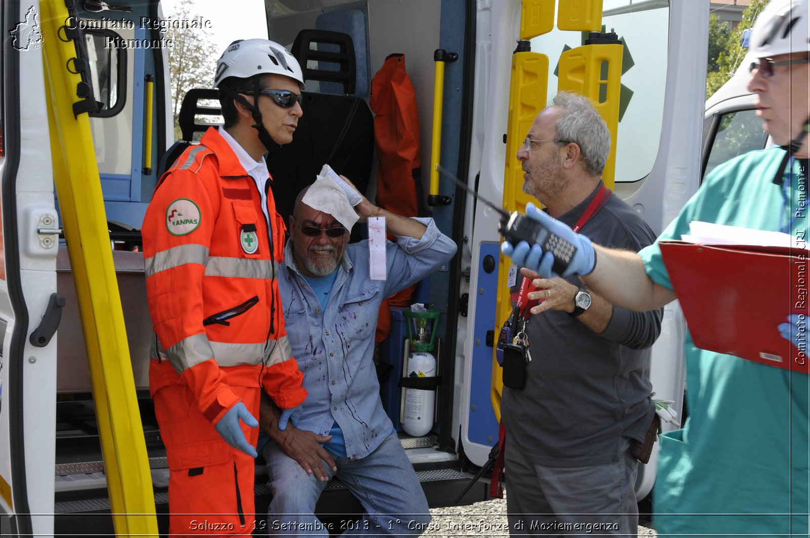 Saluzzo - 19 Settembre 2013 - 1 Corso Interforze di Maxiemergenza - Croce Rossa Italiana - Comitato Regionale del Piemonte